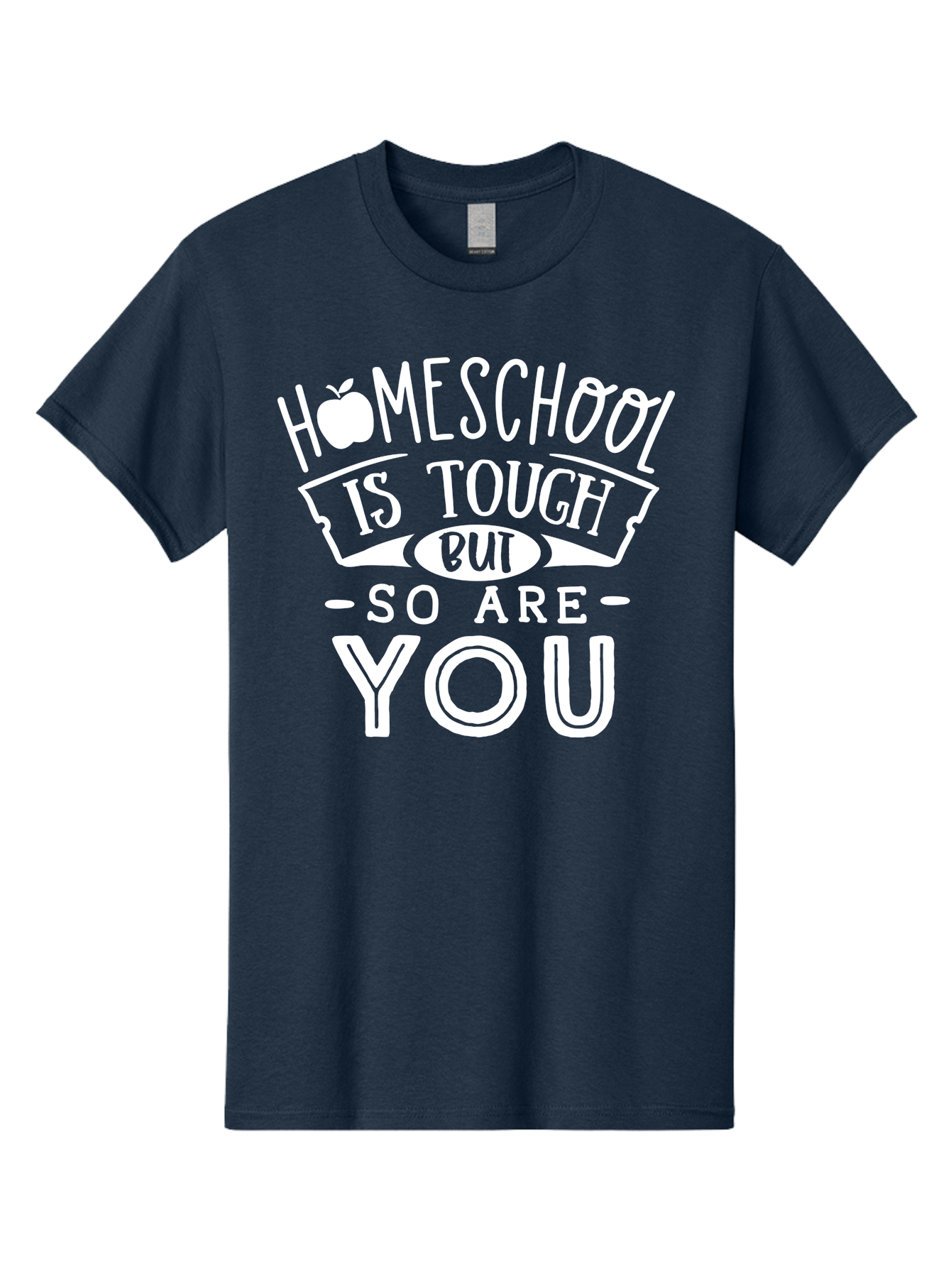Homeschool-Is-Tough-But-So-Are-You-1 Men'S Graphic Tee, 100% Cotton, Comfortable Casual Summer Wear, Machine Washable, Homeschool Inspiration, Motivational Quote, Educational Support, Parenting Encouragement, Tough Homeschooling, Aab353 5