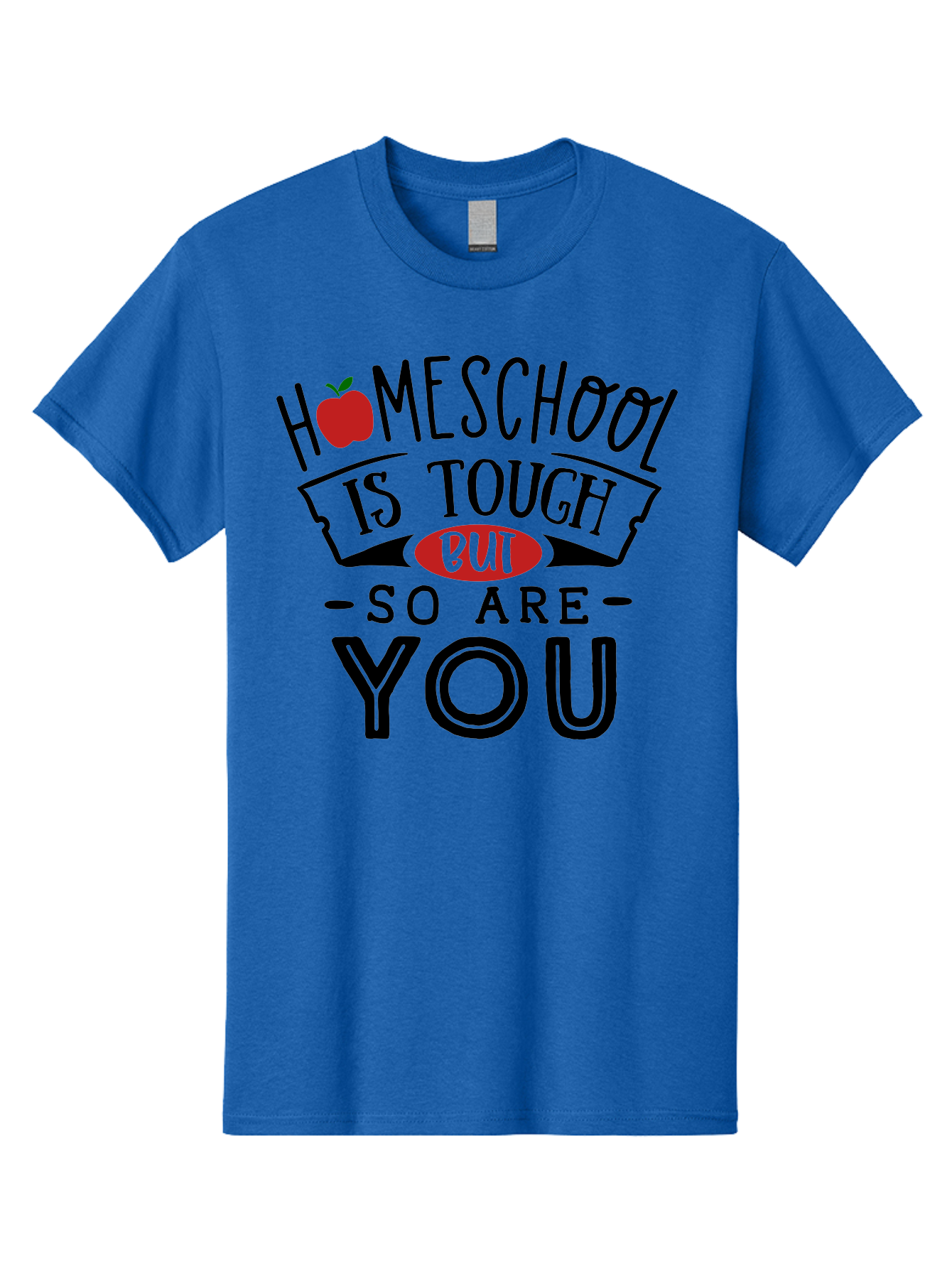 Homeschool-Is-Tough-But-So-Are-You-3 Men'S Graphic Tee, 100% Cotton, Comfortable Casual Summer Wear, Machine Washable, Homeschool, Motivational Quote, Inspirational Saying, Education, Learning, Teaching, Encouragement, Positivity, Apple Symbol Aab355 11