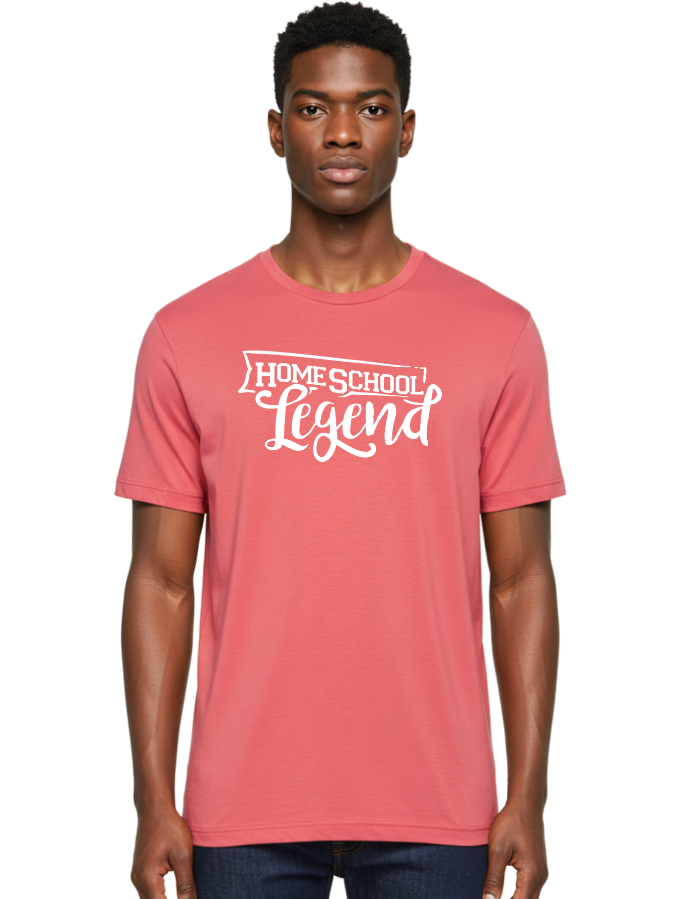 Homeschool-Legend Men'S Graphic Tee, 100% Cotton, Comfortable Casual Summer Wear, Machine Washable, Homeschool Legend, Homeschooling, Education, Learning, Custom Design, Personalized Logo, Inspirational Quote, Motivational Phrase, Aab357 12