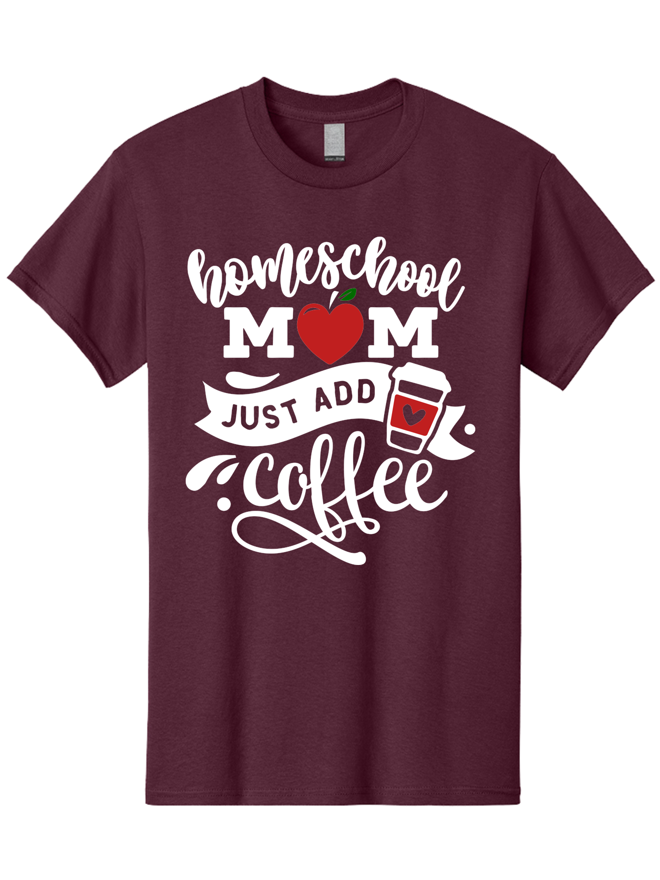 Homeschool-Mom-2 Men'S Graphic Tee, 100% Cotton, Comfortable Casual Summer Wear, Machine Washable, Homeschool Mom Quote, Funny Mom Quote, Coffee Cup Design, Mom Life, Homeschooling, Mom Humor, Parent Teacher, Coffee Lover Aab369 27