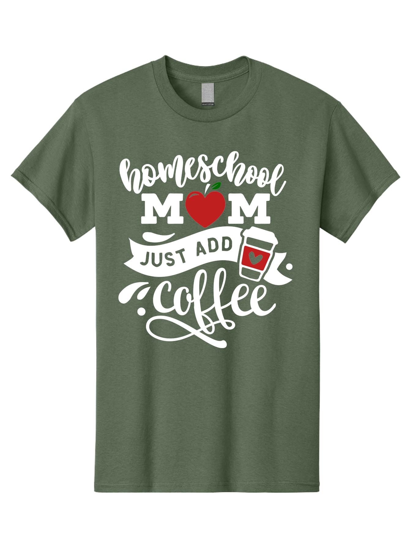 Homeschool-Mom-2 Men'S Graphic Tee, 100% Cotton, Comfortable Casual Summer Wear, Machine Washable, Homeschool Mom Quote, Funny Mom Quote, Coffee Cup Design, Mom Life, Homeschooling, Mom Humor, Parent Teacher, Coffee Lover Aab369 7
