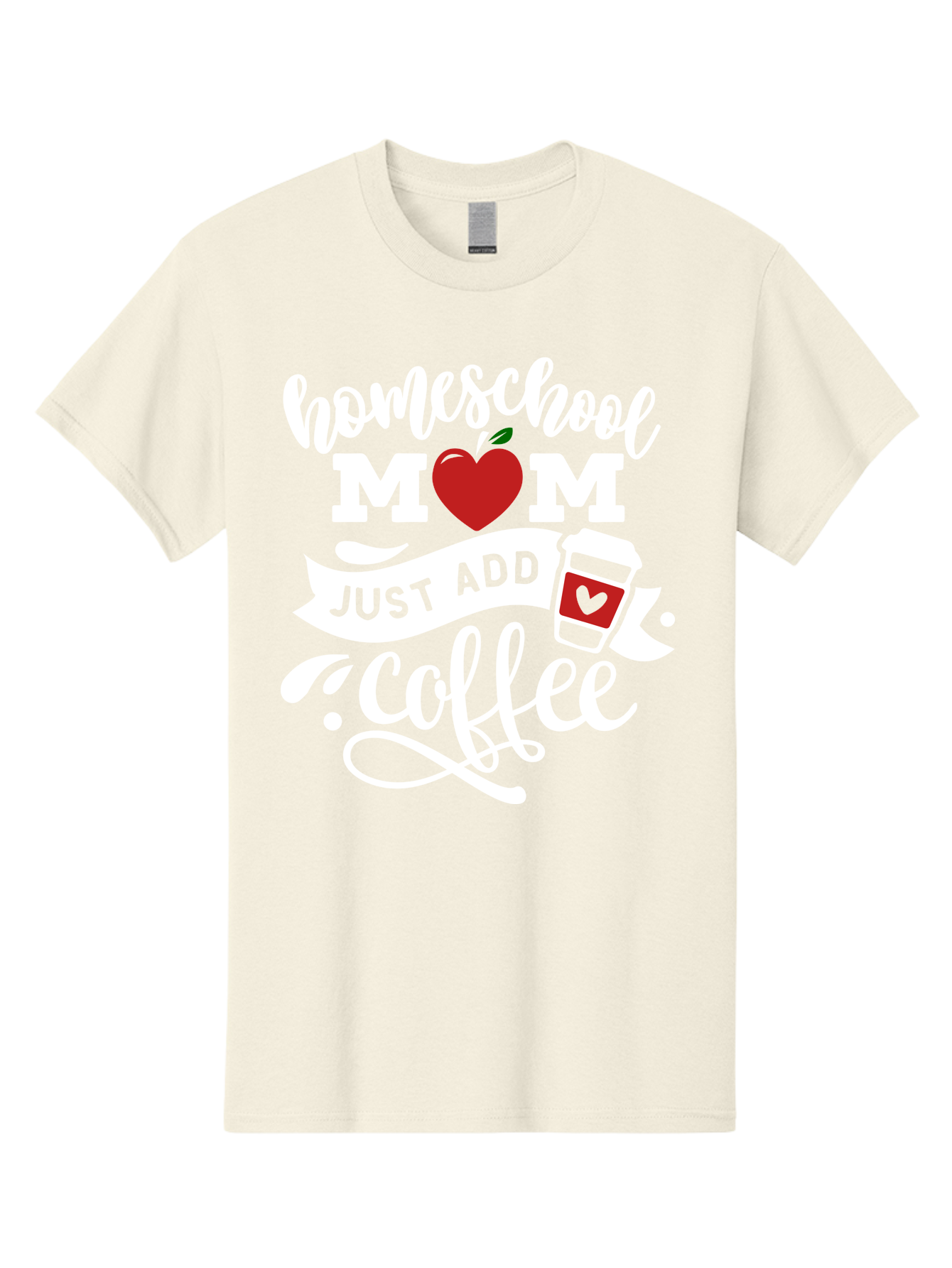 Homeschool-Mom-2 Men'S Graphic Tee, 100% Cotton, Comfortable Casual Summer Wear, Machine Washable, Homeschool Mom Quote, Funny Mom Quote, Coffee Cup Design, Mom Life, Homeschooling, Mom Humor, Parent Teacher, Coffee Lover Aab369 1