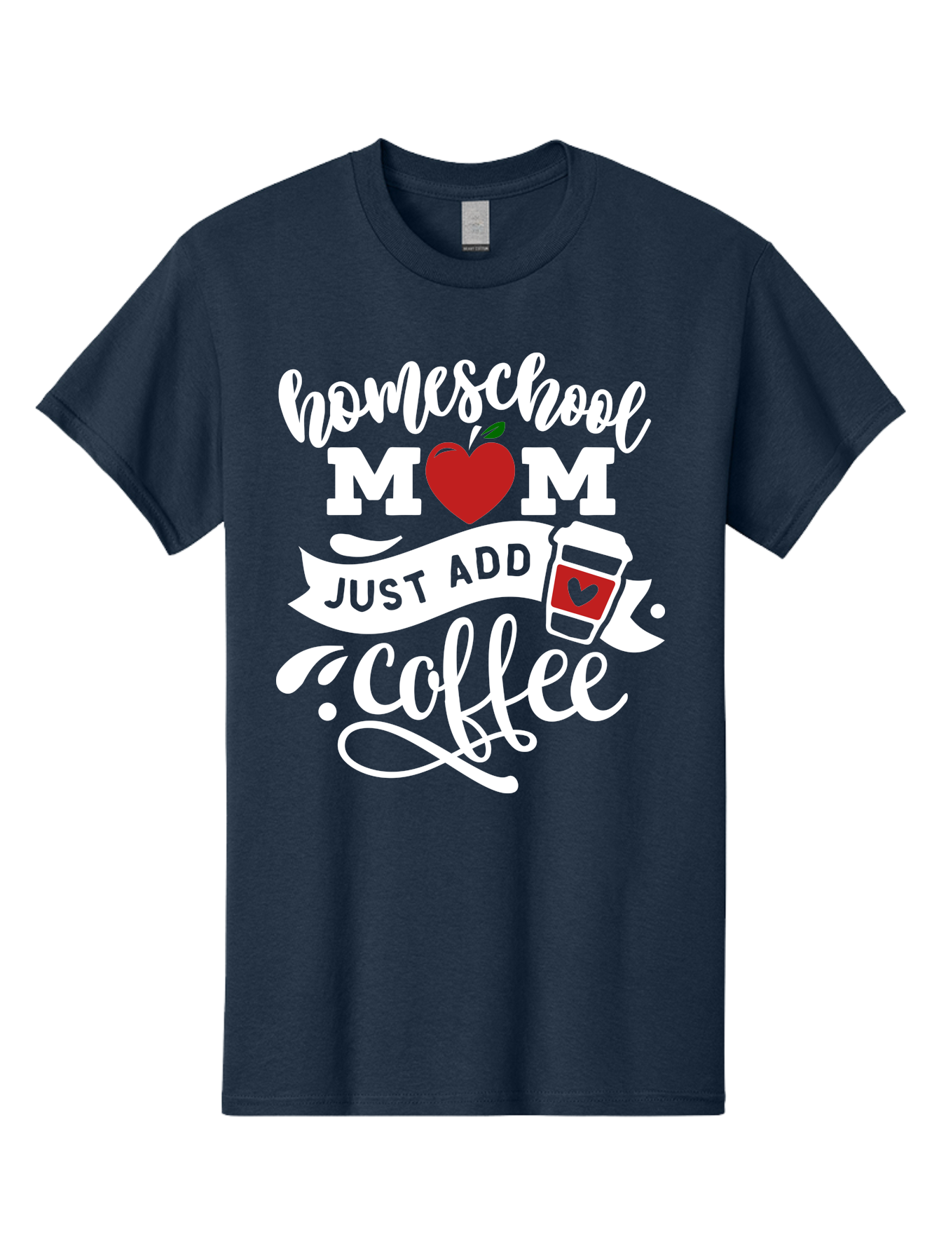 Homeschool-Mom-2 Men'S Graphic Tee, 100% Cotton, Comfortable Casual Summer Wear, Machine Washable, Homeschool Mom Quote, Funny Mom Quote, Coffee Cup Design, Mom Life, Homeschooling, Mom Humor, Parent Teacher, Coffee Lover Aab369 25