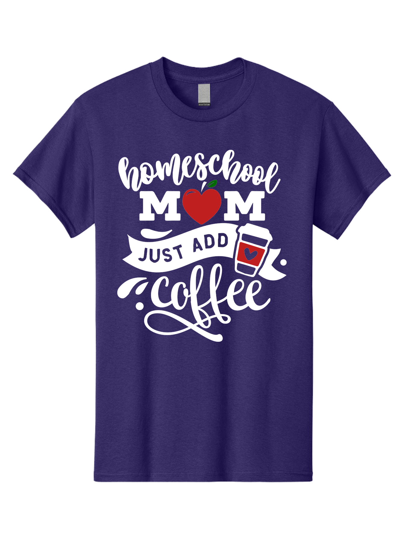 Homeschool-Mom-2 Men'S Graphic Tee, 100% Cotton, Comfortable Casual Summer Wear, Machine Washable, Homeschool Mom Quote, Funny Mom Quote, Coffee Cup Design, Mom Life, Homeschooling, Mom Humor, Parent Teacher, Coffee Lover Aab369 21
