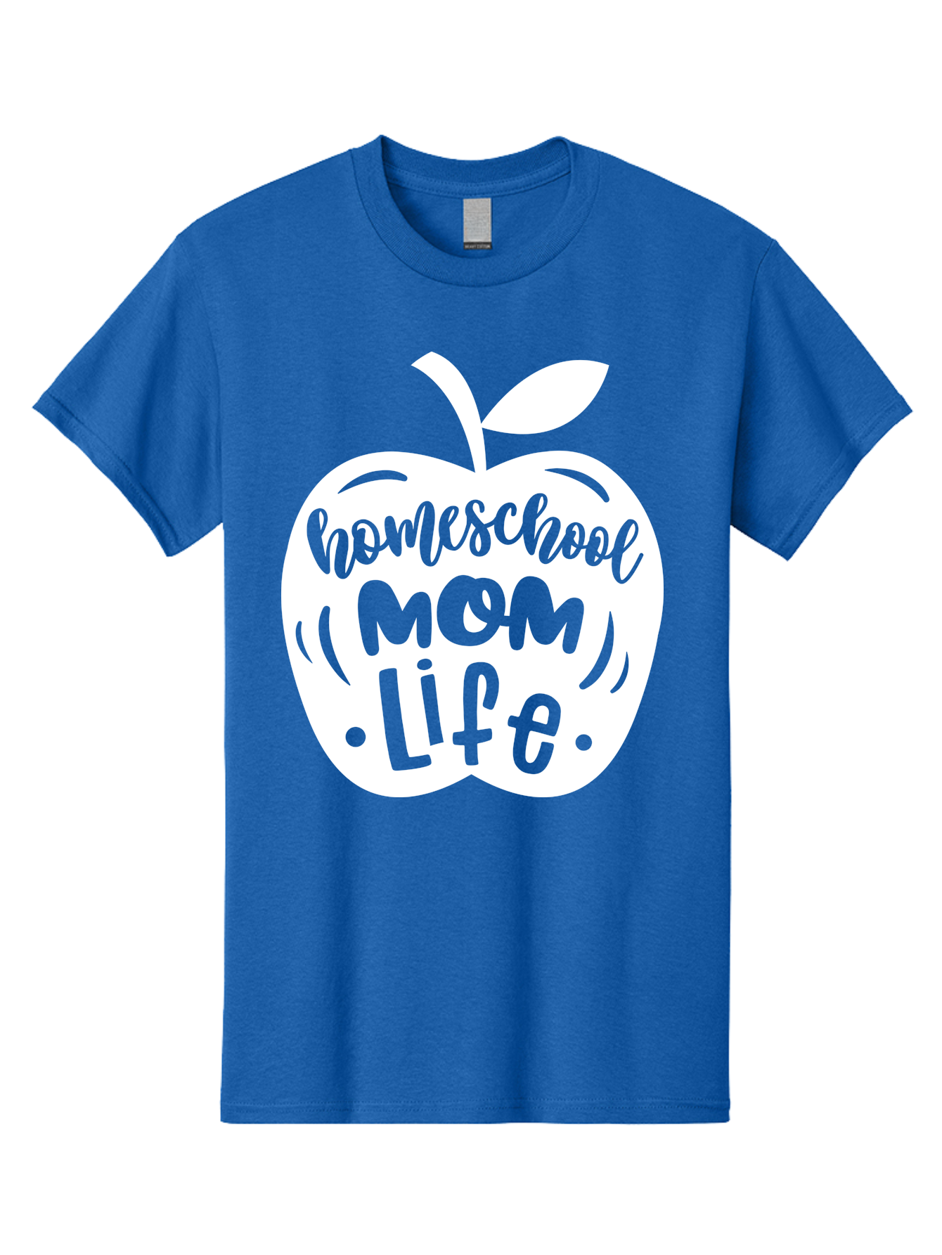 Homeschool-Mom-Life-1 Men'S Graphic Tee, 100% Cotton, Comfortable Casual Summer Wear, Machine Washable, Homeschool Mom Life, Apple Graphic, Homeschooling, Mom Life, Education, Parenting, Teaching, Learning, Green Apple Aab373 11