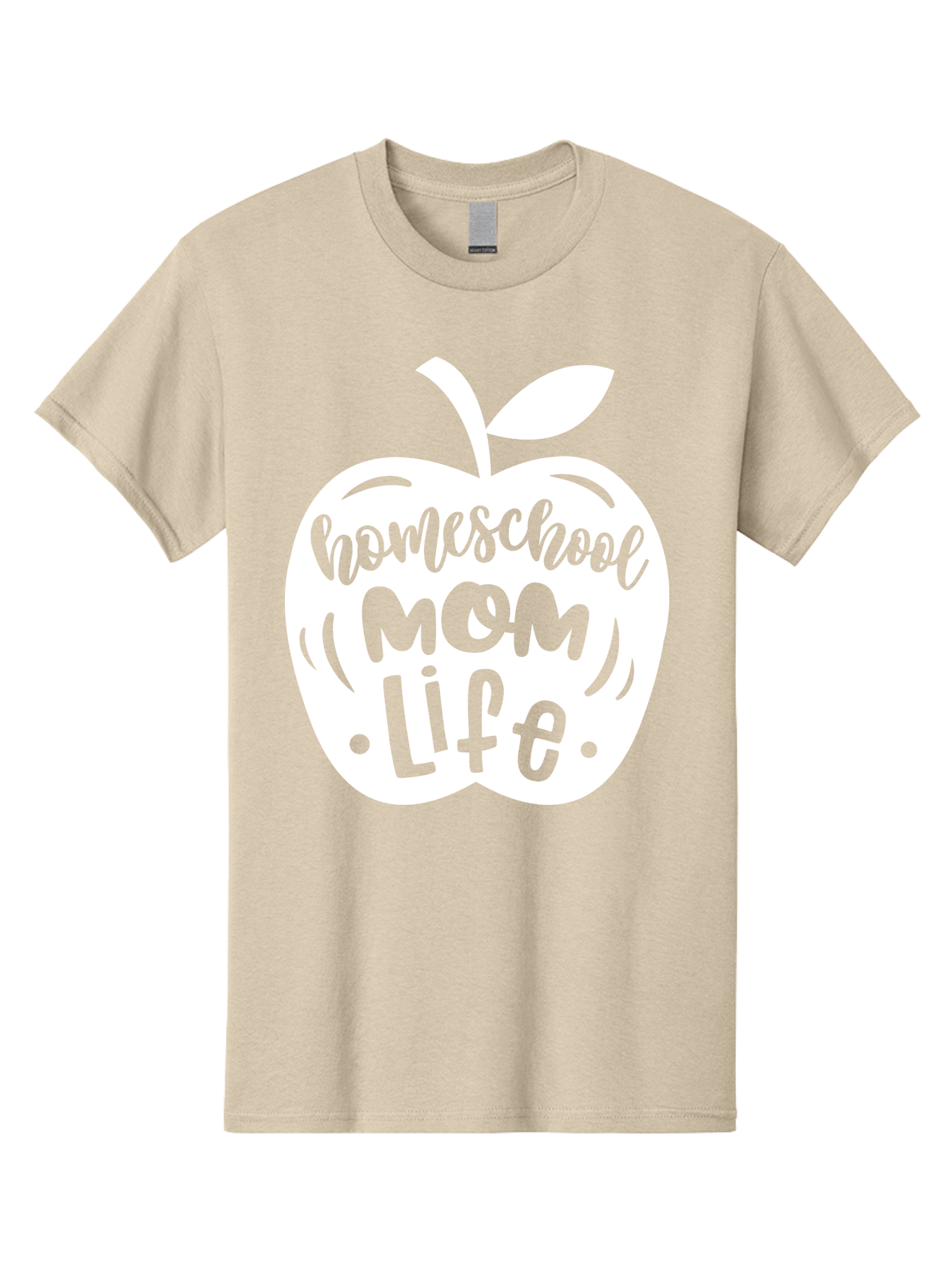 Homeschool-Mom-Life-1 Men'S Graphic Tee, 100% Cotton, Comfortable Casual Summer Wear, Machine Washable, Homeschool Mom Life, Apple Graphic, Homeschooling, Mom Life, Education, Parenting, Teaching, Learning, Green Apple Aab373 17