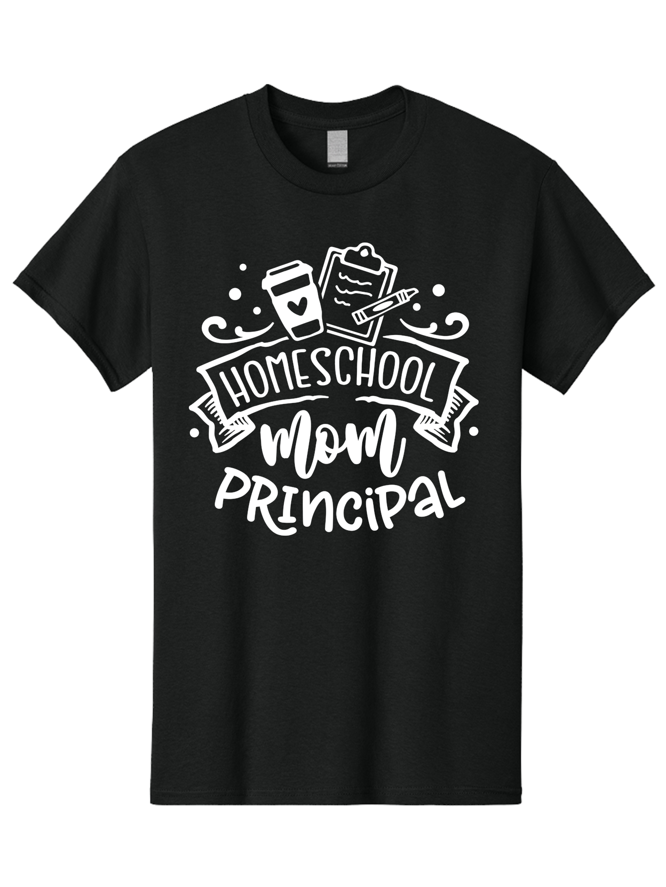 Homeschool-Mom-Principal-2 Men'S Graphic Tee, 100% Cotton, Comfortable Casual Summer Wear, Machine Washable, Homeschool Mom, Principal, Education, Homeschooling, Mom Life, Coffee Lover, Learning, Teaching, Parenting, Family, Kids, Aab377 19