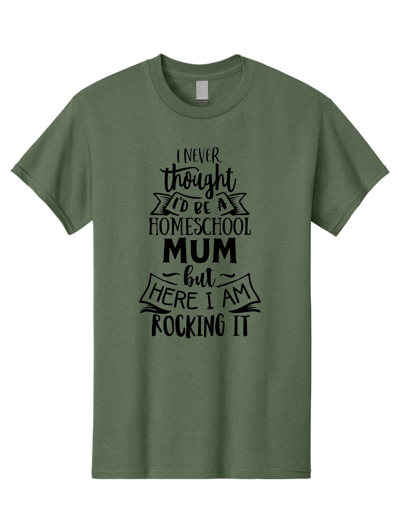Homeschool-Mum-1 Men'S Graphic Tee, 100% Cotton, Comfortable Casual Summer Wear, Machine Washable, Homeschool Mum Quote, Inspirational Message, Parenting Journey, Homeschooling, Proud Moment, Education, Unconventional Path, Confident, Aab385 19