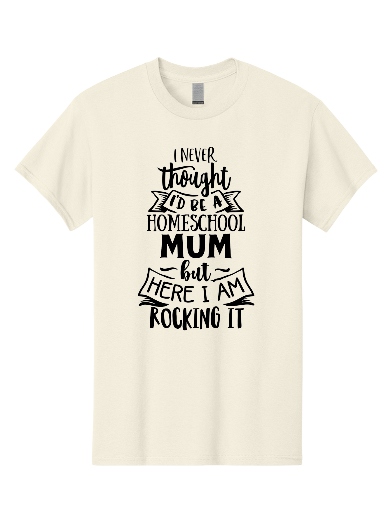 Homeschool-Mum-1 Men'S Graphic Tee, 100% Cotton, Comfortable Casual Summer Wear, Machine Washable, Homeschool Mum Quote, Inspirational Message, Parenting Journey, Homeschooling, Proud Moment, Education, Unconventional Path, Confident, Aab385 15