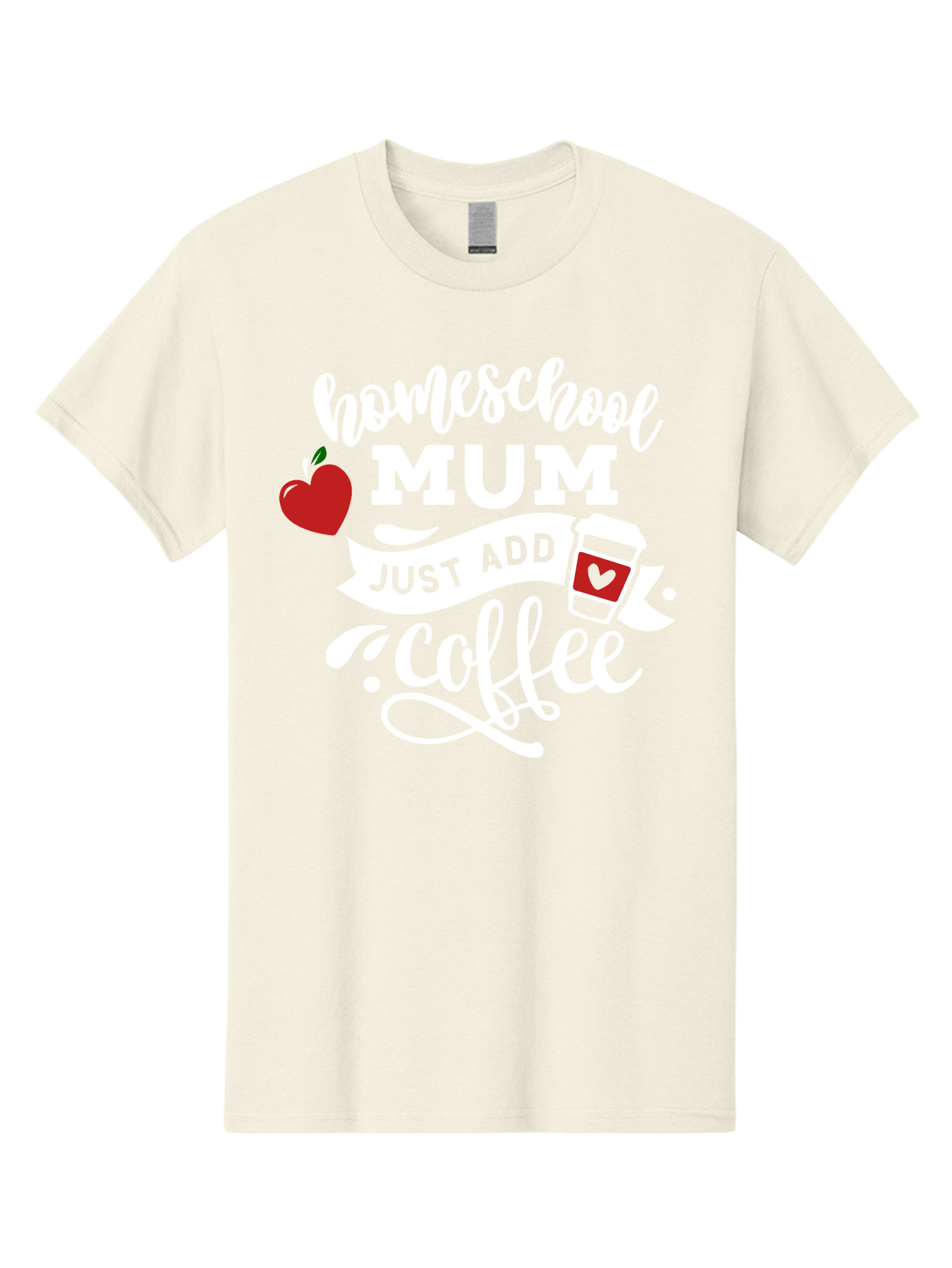 Homeschool-Mum-2 Men'S Graphic Tee, 100% Cotton, Comfortable Casual Summer Wear, Machine Washable, Homeschooling, Motherhood, Coffee Lover, Funny Quote, Homeschool Mum, Education, Parenting Humor, Coffee Cup, Apple Symbol, Inspirational Quote Aab386 13