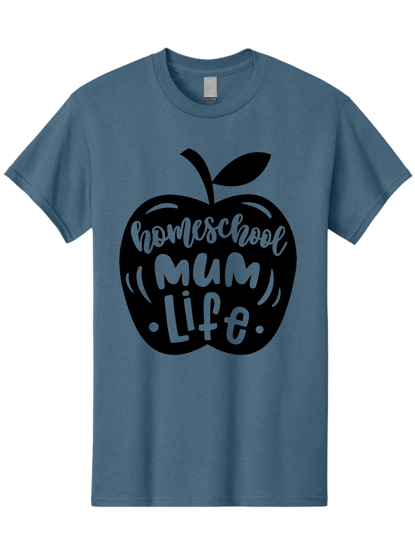 Homeschool-Mum-Life-1 Men'S Graphic Tee, 100% Cotton, Comfortable Casual Summer Wear, Machine Washable, Homeschooling, Parenting, Education, Motherhood, Lifestyle, Homeschool Mum Life, Apple Graphic, Mom Life Aab390 15