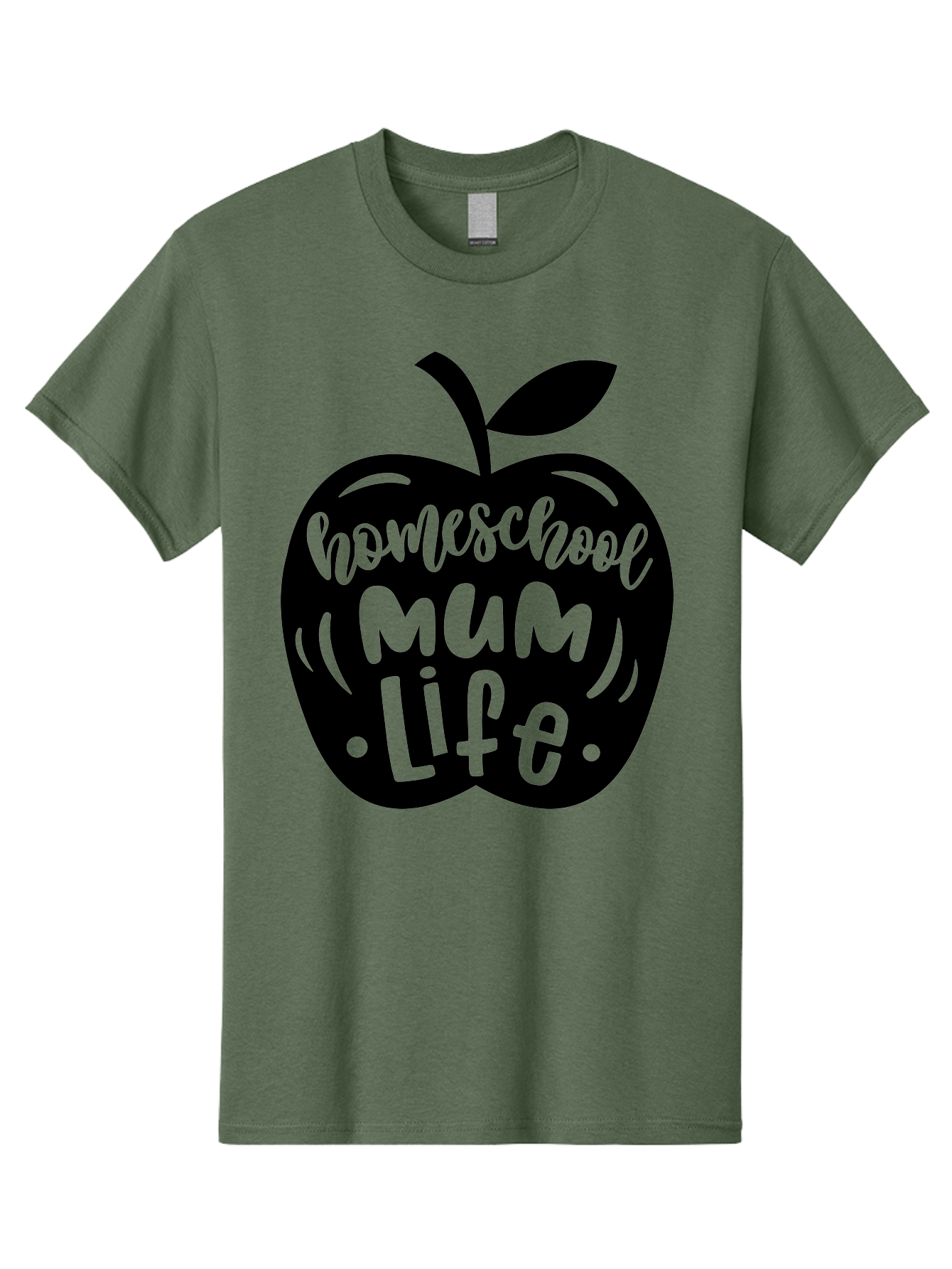 Homeschool-Mum-Life-1 Men'S Graphic Tee, 100% Cotton, Comfortable Casual Summer Wear, Machine Washable, Homeschooling, Parenting, Education, Motherhood, Lifestyle, Homeschool Mum Life, Apple Graphic, Mom Life Aab390 11