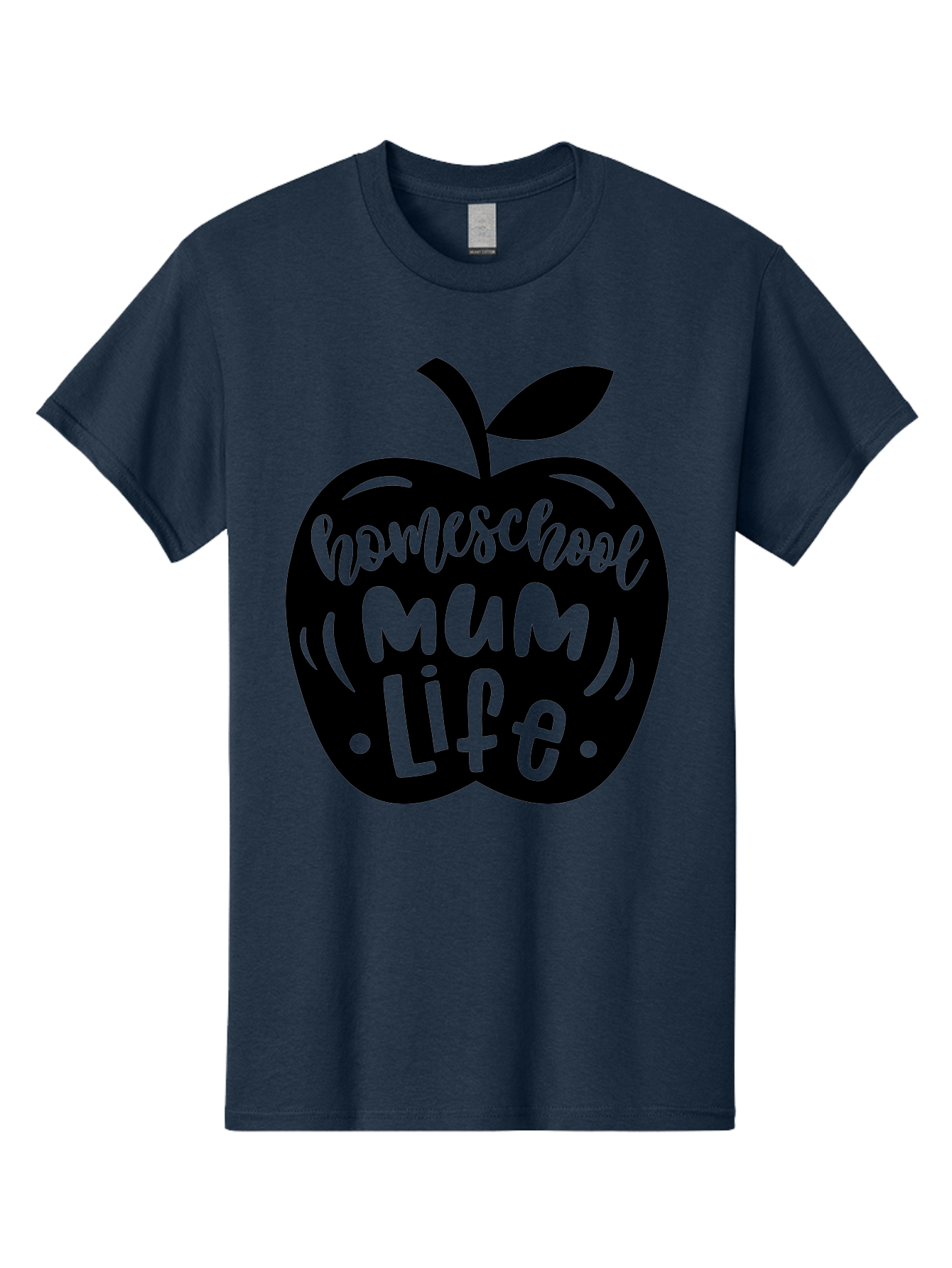 Homeschool-Mum-Life-1 Men'S Graphic Tee, 100% Cotton, Comfortable Casual Summer Wear, Machine Washable, Homeschooling, Parenting, Education, Motherhood, Lifestyle, Homeschool Mum Life, Apple Graphic, Mom Life Aab390 27