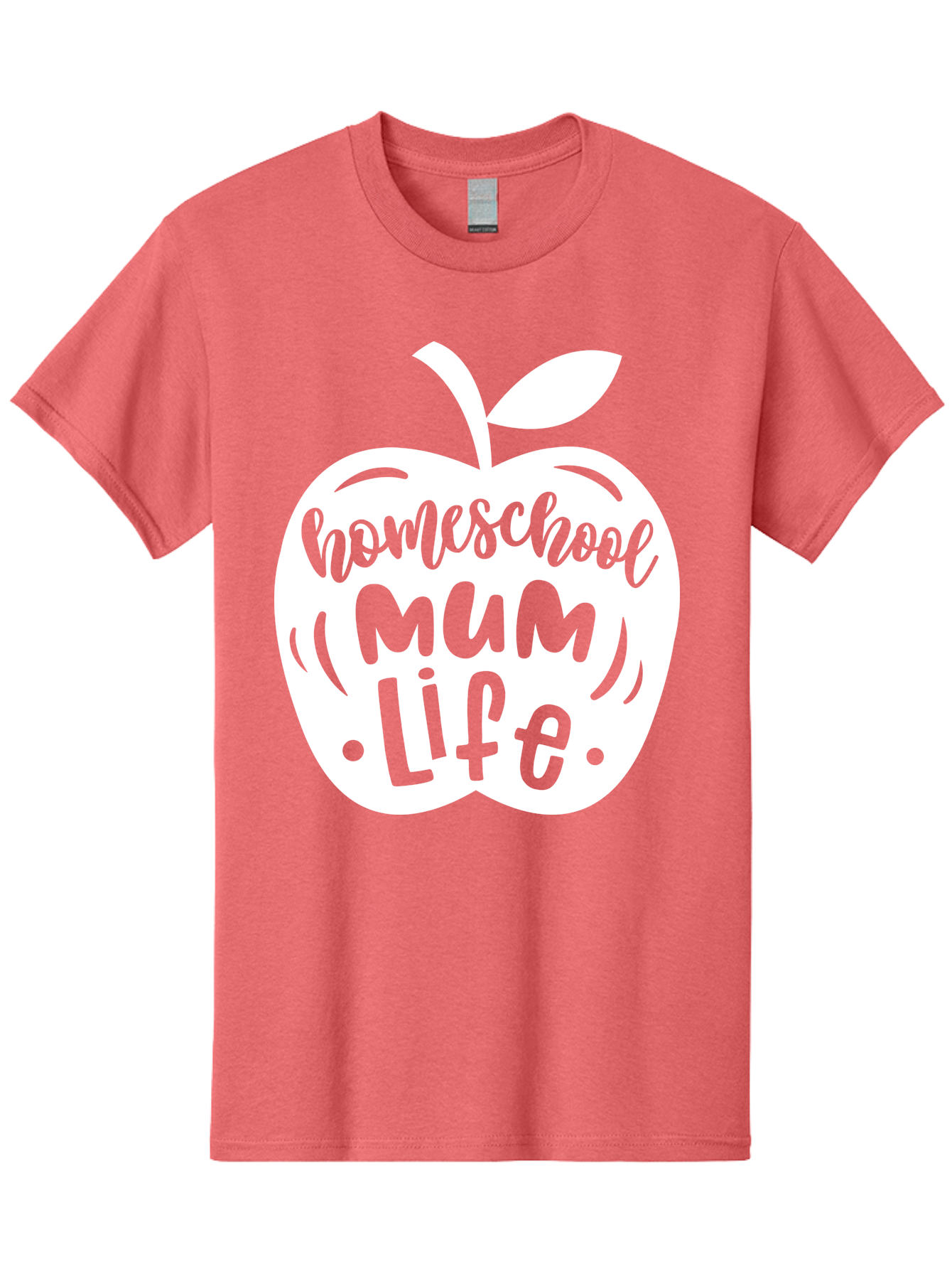 Homeschool-Mum-Life Men'S Graphic Tee, 100% Cotton, Comfortable Casual Summer Wear, Machine Washable, Homeschool Mum Life, Apple Graphic, Homeschooling Mother, Education, Parenting, Personalized Learning Aab392 23