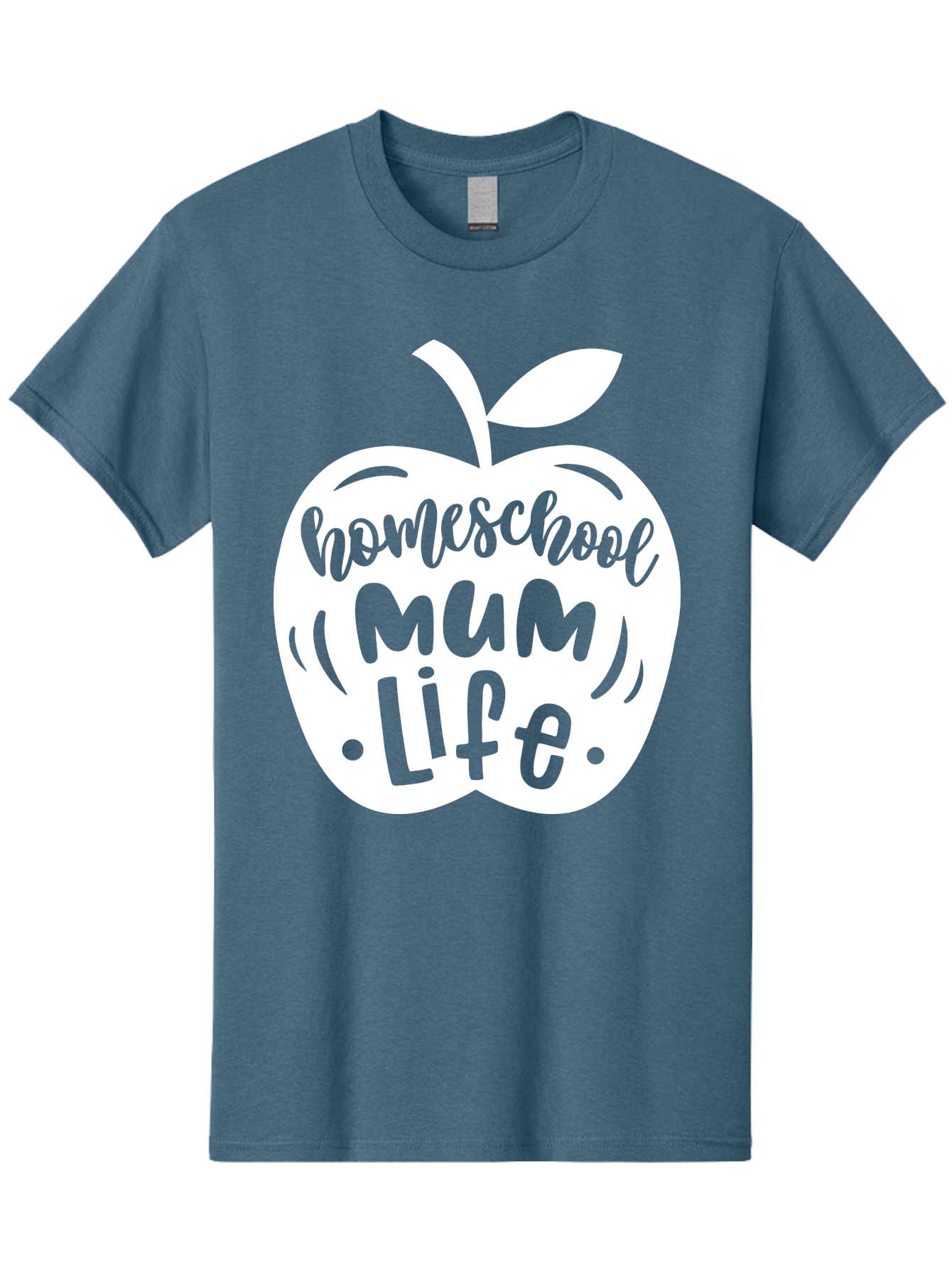 Homeschool-Mum-Life Men'S Graphic Tee, 100% Cotton, Comfortable Casual Summer Wear, Machine Washable, Homeschool Mum Life, Apple Graphic, Homeschooling Mother, Education, Parenting, Personalized Learning Aab392 11