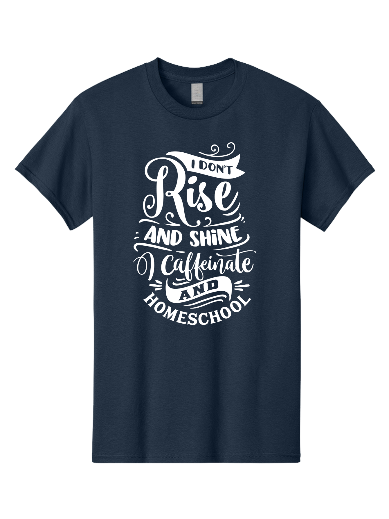 I-Don-T-Rise-And-Shine-I-Caffeinate-And-Homeschool Men'S Graphic Tee, 100% Cotton, Comfortable Casual Summer Wear, Machine Washable, Homeschooling Humor, Funny Homeschool Quotes, Coffee Fueled, Caffeinated Homeschooler, Parenting Memes, Aab402 27