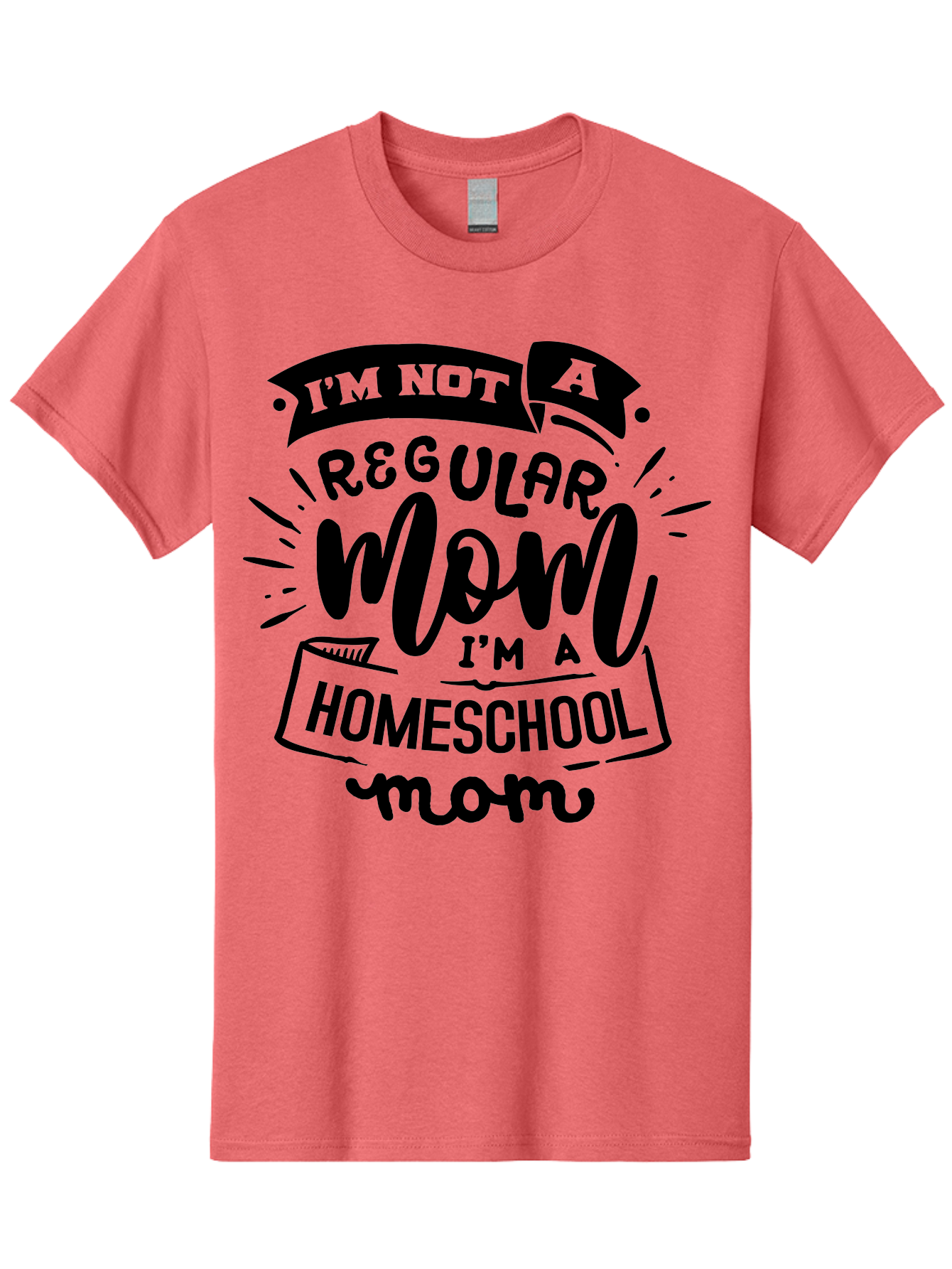 I-M-Not-A-Regular-Mom-I-M-A-Homeschool-Mom-1 Men'S Graphic Tee, 100% Cotton, Comfortable Casual Summer Wear, Machine Washable, Homeschool Mom, Proud Mom, Alternative Education, Parenting Quote, Inspirational Quote, Mom Life, Homeschooling, Aab403 19
