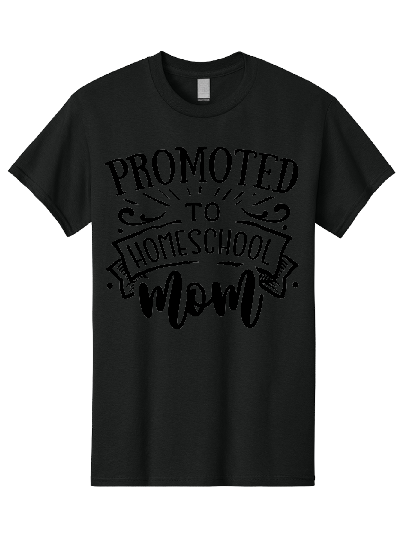 Promoted-To-Homeschool-Mom-1 Men'S Graphic Tee, 100% Cotton, Comfortable Casual Summer Wear, Machine Washable, Homeschool Mom, Parenting Journey, Motherhood Goals, Homeschooling, Mom Life, Parenting Tips, Family Bonding, Education At Home Aab417 25