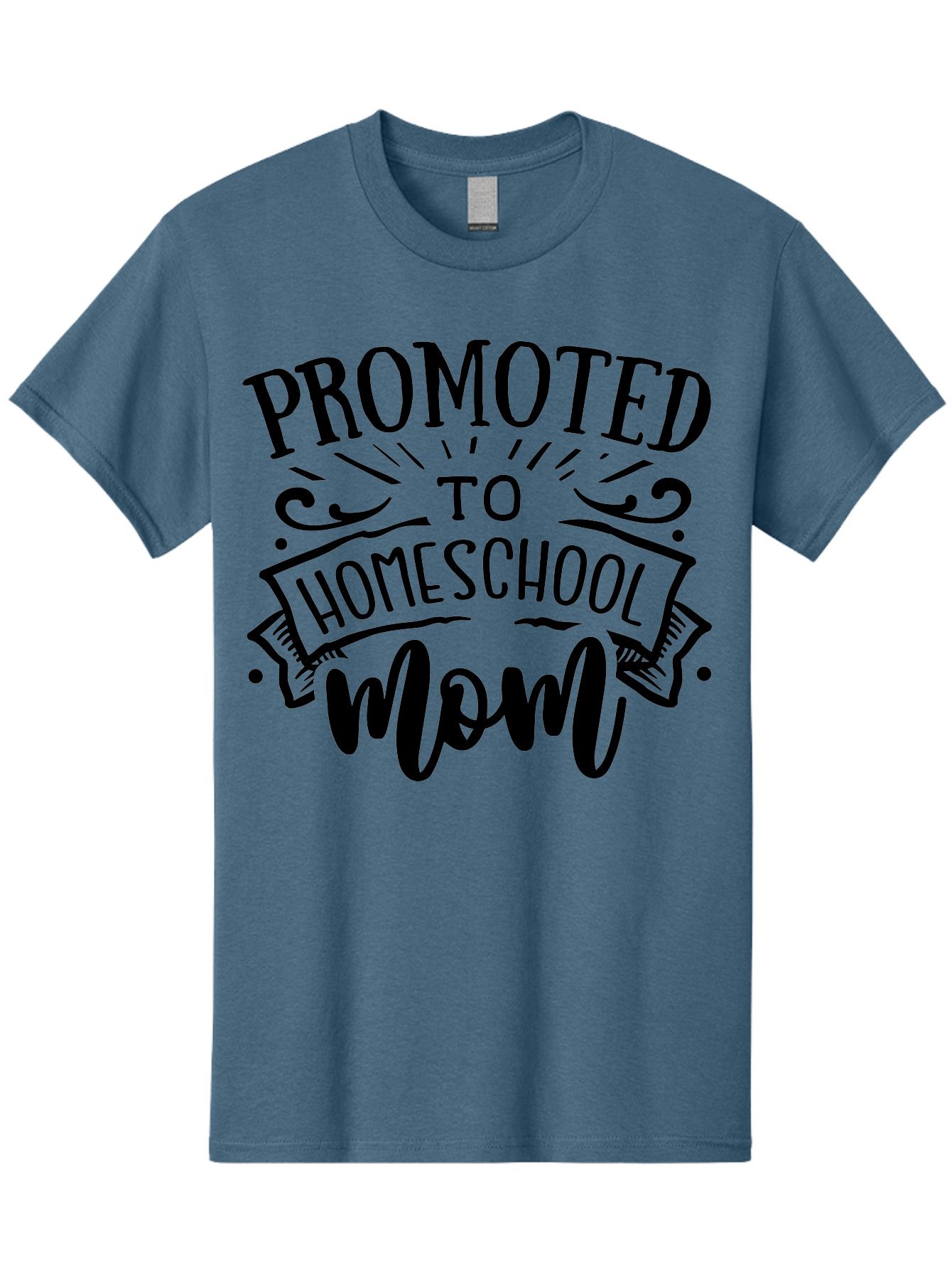 Promoted-To-Homeschool-Mom-1 Men'S Graphic Tee, 100% Cotton, Comfortable Casual Summer Wear, Machine Washable, Homeschool Mom, Parenting Journey, Motherhood Goals, Homeschooling, Mom Life, Parenting Tips, Family Bonding, Education At Home Aab417 13