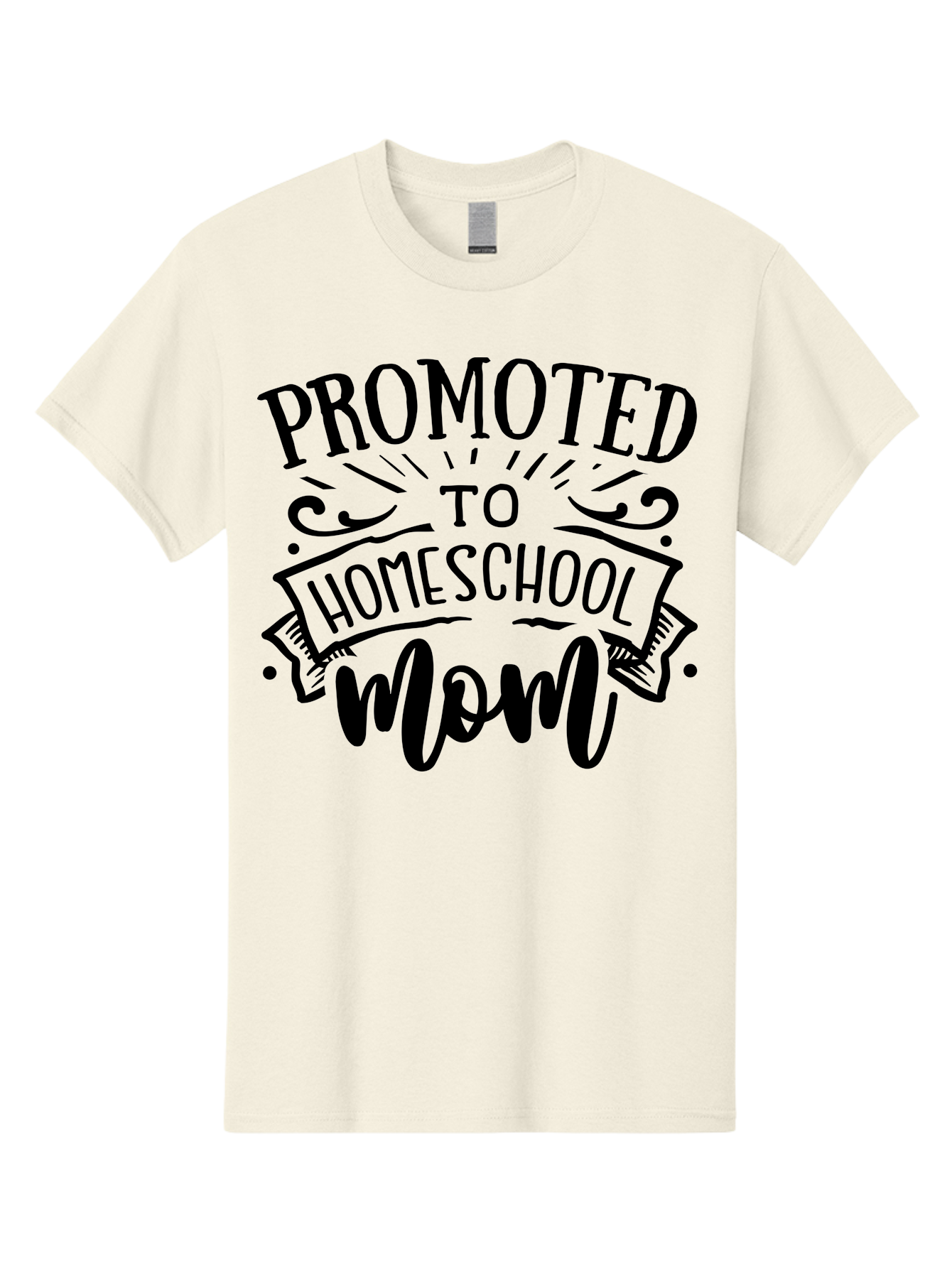 Promoted-To-Homeschool-Mom-1 Men'S Graphic Tee, 100% Cotton, Comfortable Casual Summer Wear, Machine Washable, Homeschool Mom, Parenting Journey, Motherhood Goals, Homeschooling, Mom Life, Parenting Tips, Family Bonding, Education At Home Aab417 7