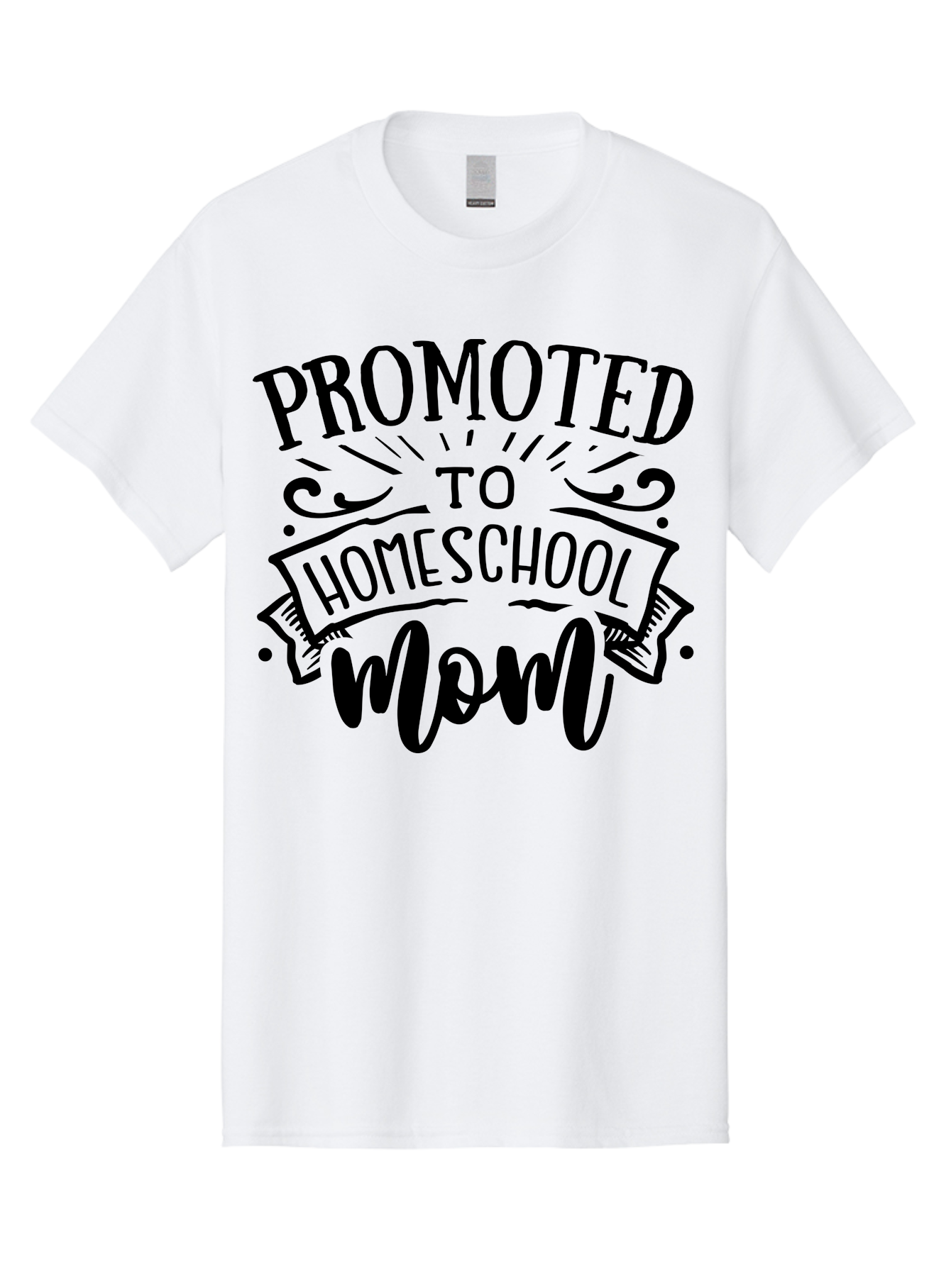 Promoted-To-Homeschool-Mom-1 Men'S Graphic Tee, 100% Cotton, Comfortable Casual Summer Wear, Machine Washable, Homeschool Mom, Parenting Journey, Motherhood Goals, Homeschooling, Mom Life, Parenting Tips, Family Bonding, Education At Home Aab417 19