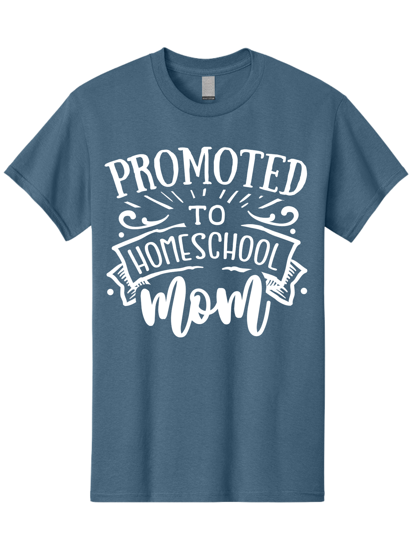 Promoted-To-Homeschool-Mom Men'S Graphic Tee, 100% Cotton, Comfortable Casual Summer Wear, Machine Washable, Homeschool Mom, Education At Home, Parenting Journey, Alternative Schooling, Mom Life, Family Learning, Personalized Education, Aab418 5
