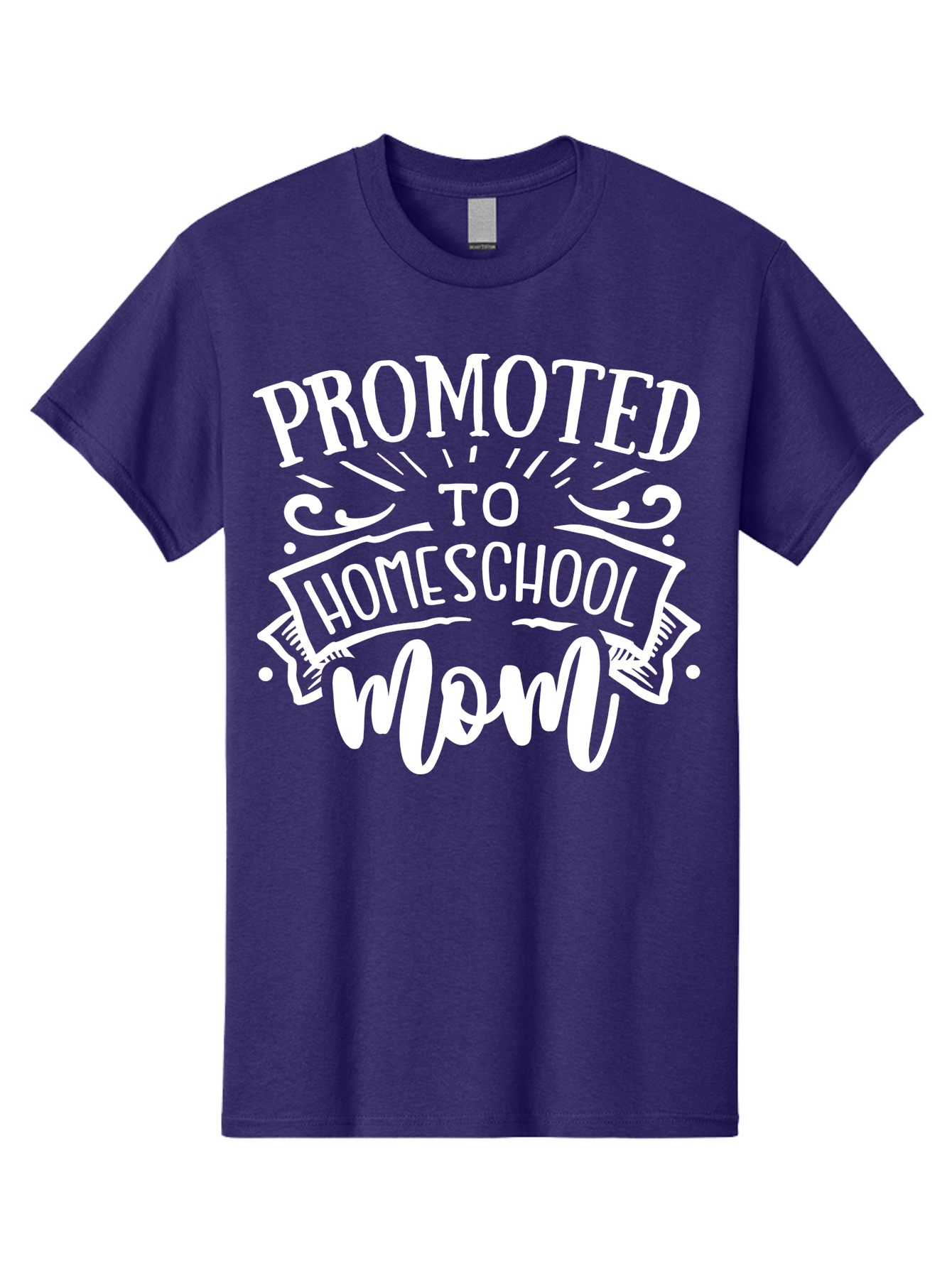 Promoted-To-Homeschool-Mom Men'S Graphic Tee, 100% Cotton, Comfortable Casual Summer Wear, Machine Washable, Homeschool Mom, Education At Home, Parenting Journey, Alternative Schooling, Mom Life, Family Learning, Personalized Education, Aab418 21