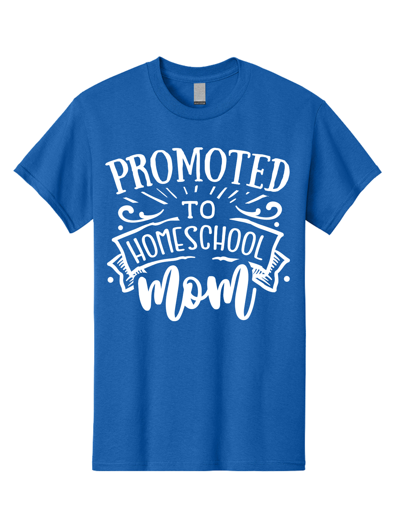 Promoted-To-Homeschool-Mom Men'S Graphic Tee, 100% Cotton, Comfortable Casual Summer Wear, Machine Washable, Homeschool Mom, Education At Home, Parenting Journey, Alternative Schooling, Mom Life, Family Learning, Personalized Education, Aab418 27