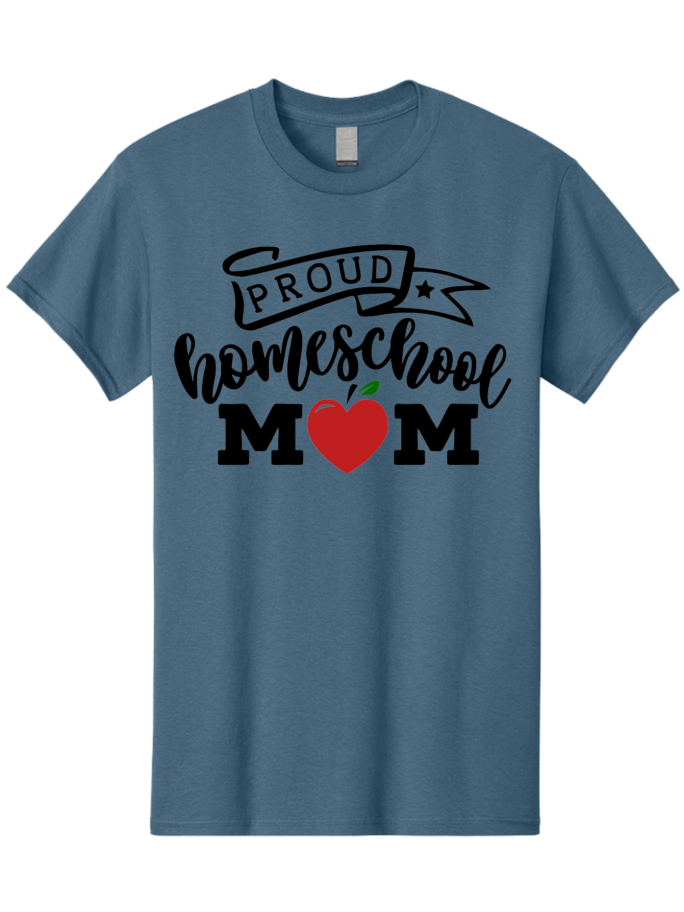 Proud-Homeschool-Mom-3 Men'S Graphic Tee, 100% Cotton, Comfortable Casual Summer Wear, Machine Washable, Homeschool Mom, Proud Parent, Homeschooling, Parenting, Education, Apple, Mother, Proud Homeschool Mom, Family, Love Aab423 29