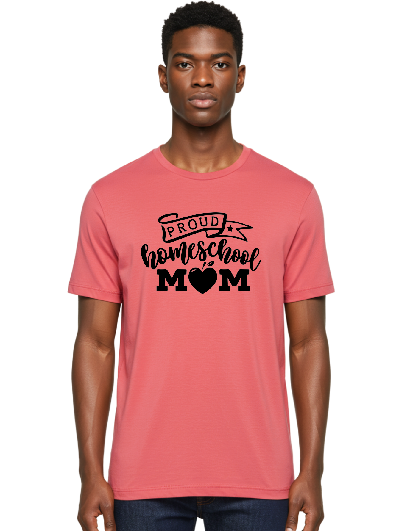Proud-Homeschool-Mom Men'S Graphic Tee, 100% Cotton, Comfortable Casual Summer Wear, Machine Washable, Homeschool Mom, Proud Parent, Apple Of My Eye, Home Education, Parenting Pride, Mom Love, Education Support, Heart Of The Home Aab424 22