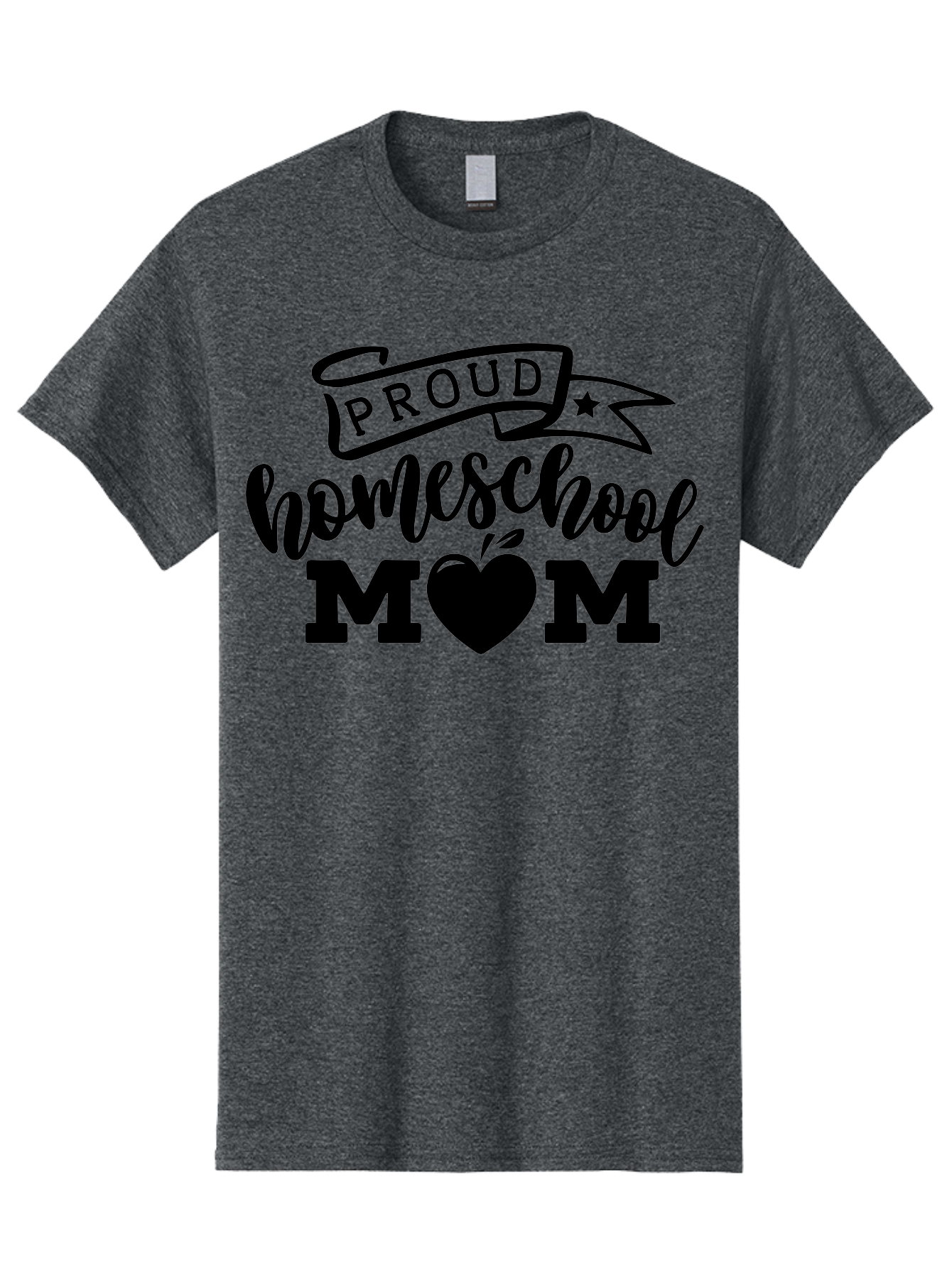 Proud-Homeschool-Mom Men'S Graphic Tee, 100% Cotton, Comfortable Casual Summer Wear, Machine Washable, Homeschool Mom, Proud Parent, Apple Of My Eye, Home Education, Parenting Pride, Mom Love, Education Support, Heart Of The Home Aab424 5