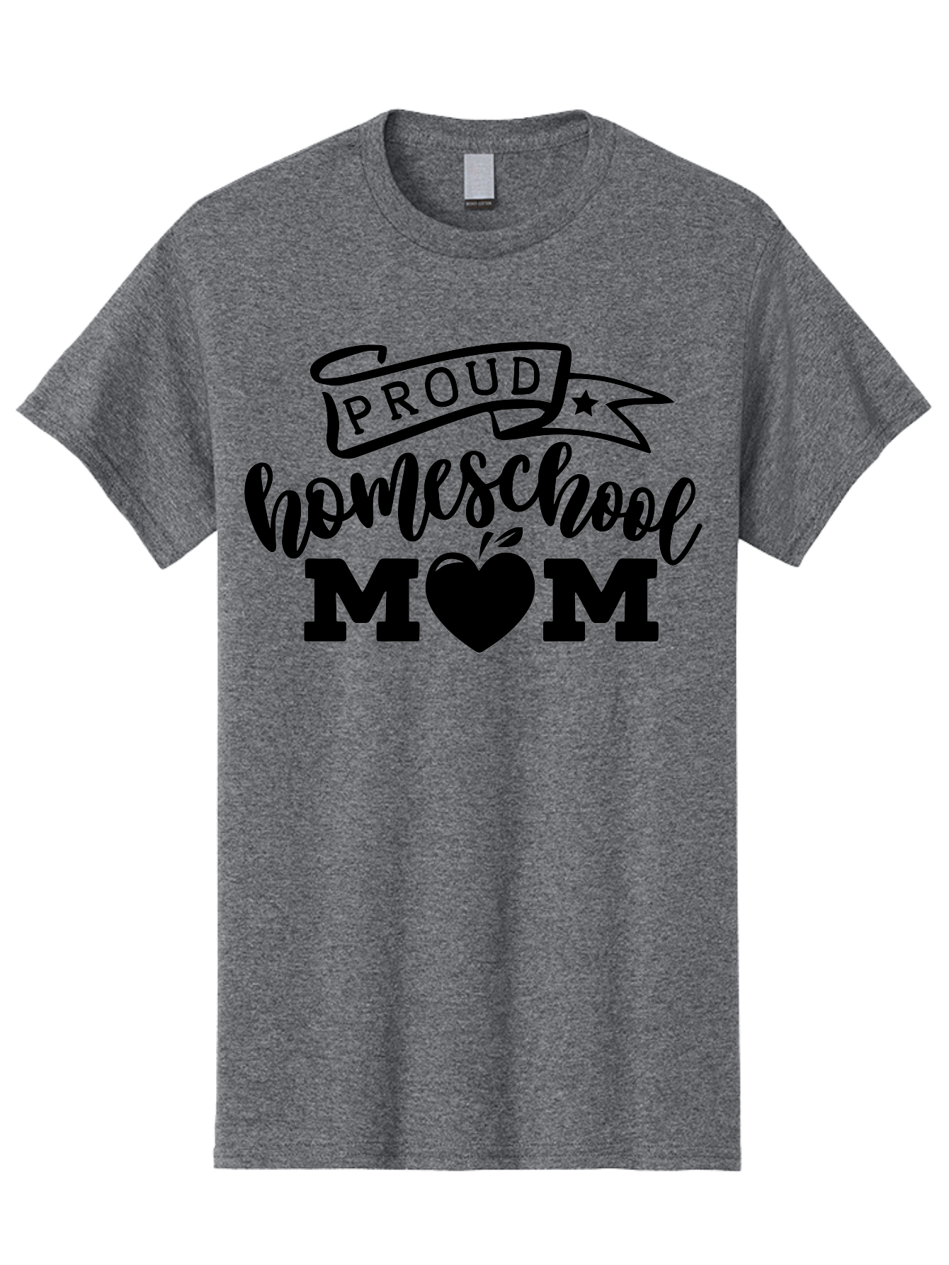 Proud-Homeschool-Mom Men'S Graphic Tee, 100% Cotton, Comfortable Casual Summer Wear, Machine Washable, Homeschool Mom, Proud Parent, Apple Of My Eye, Home Education, Parenting Pride, Mom Love, Education Support, Heart Of The Home Aab424 19