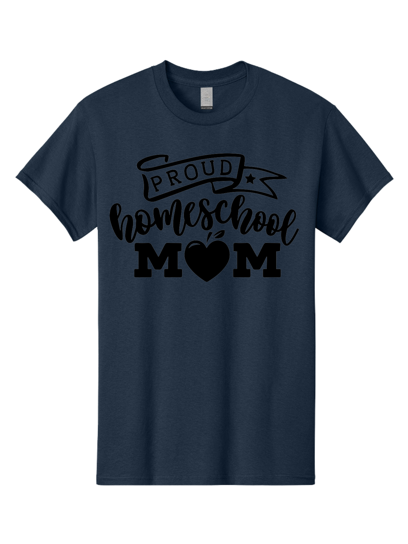 Proud-Homeschool-Mom Men'S Graphic Tee, 100% Cotton, Comfortable Casual Summer Wear, Machine Washable, Homeschool Mom, Proud Parent, Apple Of My Eye, Home Education, Parenting Pride, Mom Love, Education Support, Heart Of The Home Aab424 7