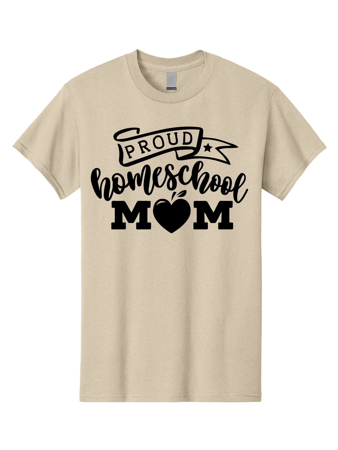 Proud-Homeschool-Mom Men'S Graphic Tee, 100% Cotton, Comfortable Casual Summer Wear, Machine Washable, Homeschool Mom, Proud Parent, Apple Of My Eye, Home Education, Parenting Pride, Mom Love, Education Support, Heart Of The Home Aab424 3