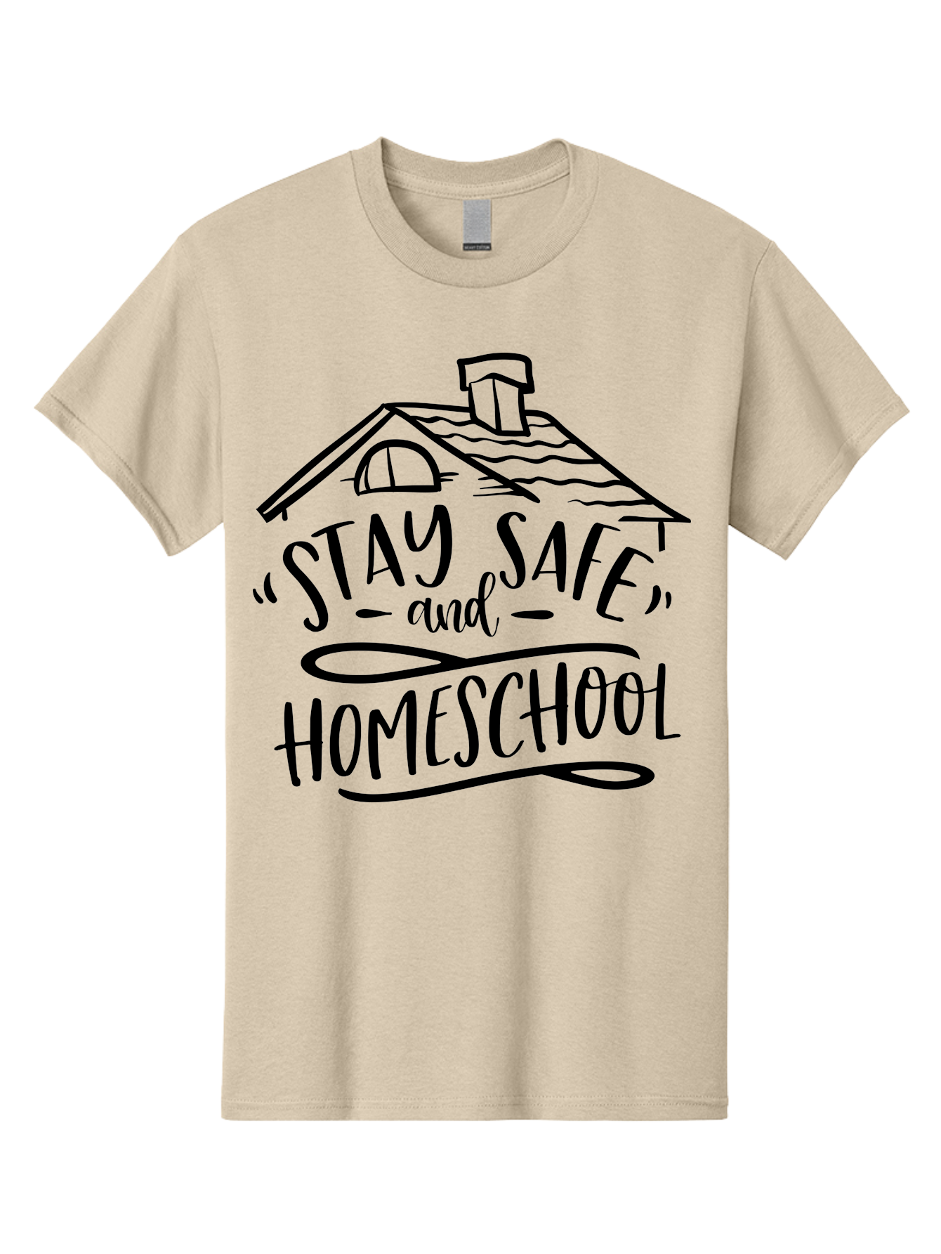 Stay-Safe-And-Homeschool-1 Men'S Graphic Tee, 100% Cotton, Comfortable Casual Summer Wear, Machine Washable, Homeschooling, Online Learning, Stay Safe, Home Education, Virtual Classroom, Homeschool Resources, Education At Home, Aab430 17