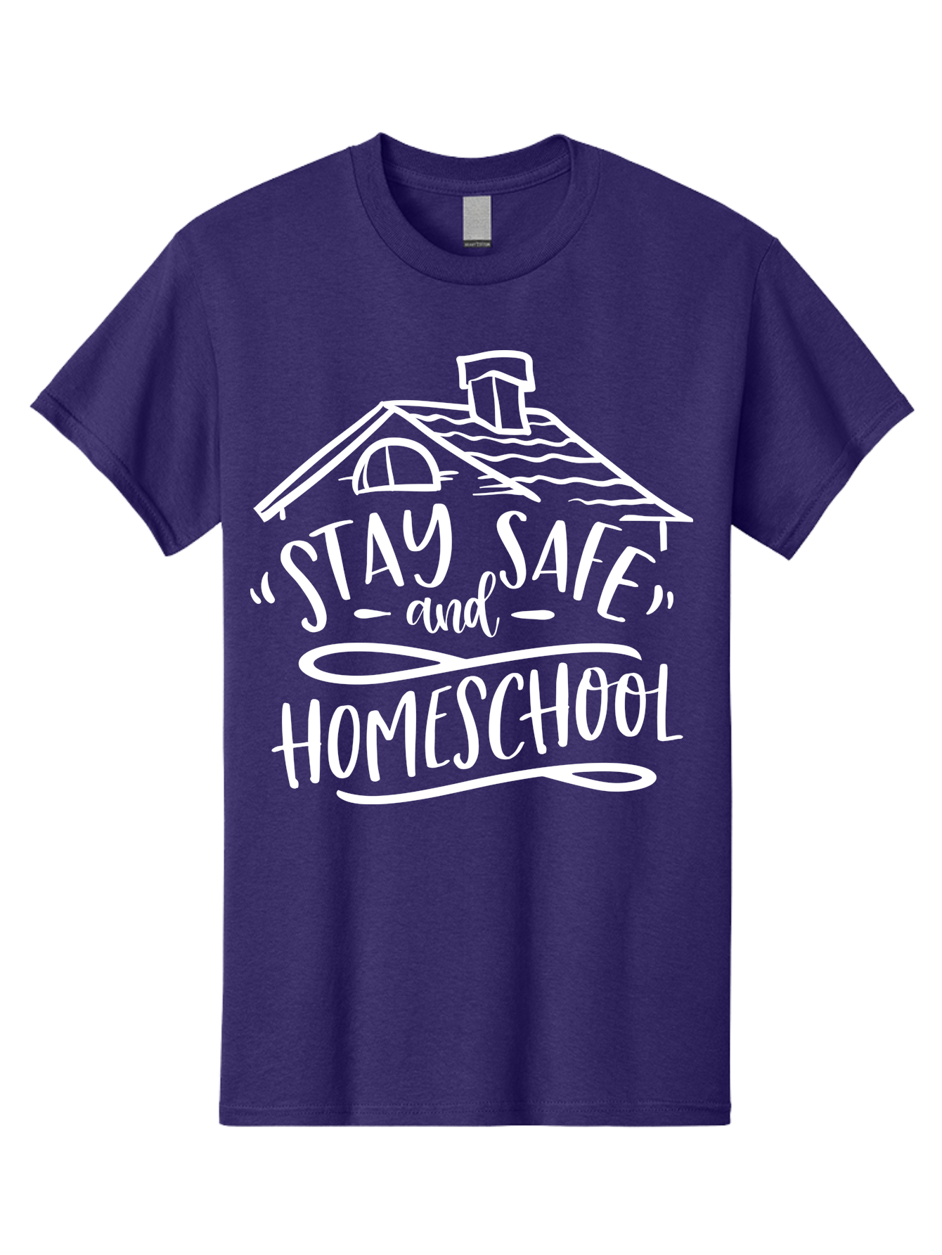 Stay-Safe-And-Homeschool Men'S Graphic Tee, 100% Cotton, Comfortable Casual Summer Wear, Machine Washable, Stay Safe, Homeschool, Online Learning, Home Education, Safe Learning Environment, Homeschooling Resources, Home Schooling Aab431 17