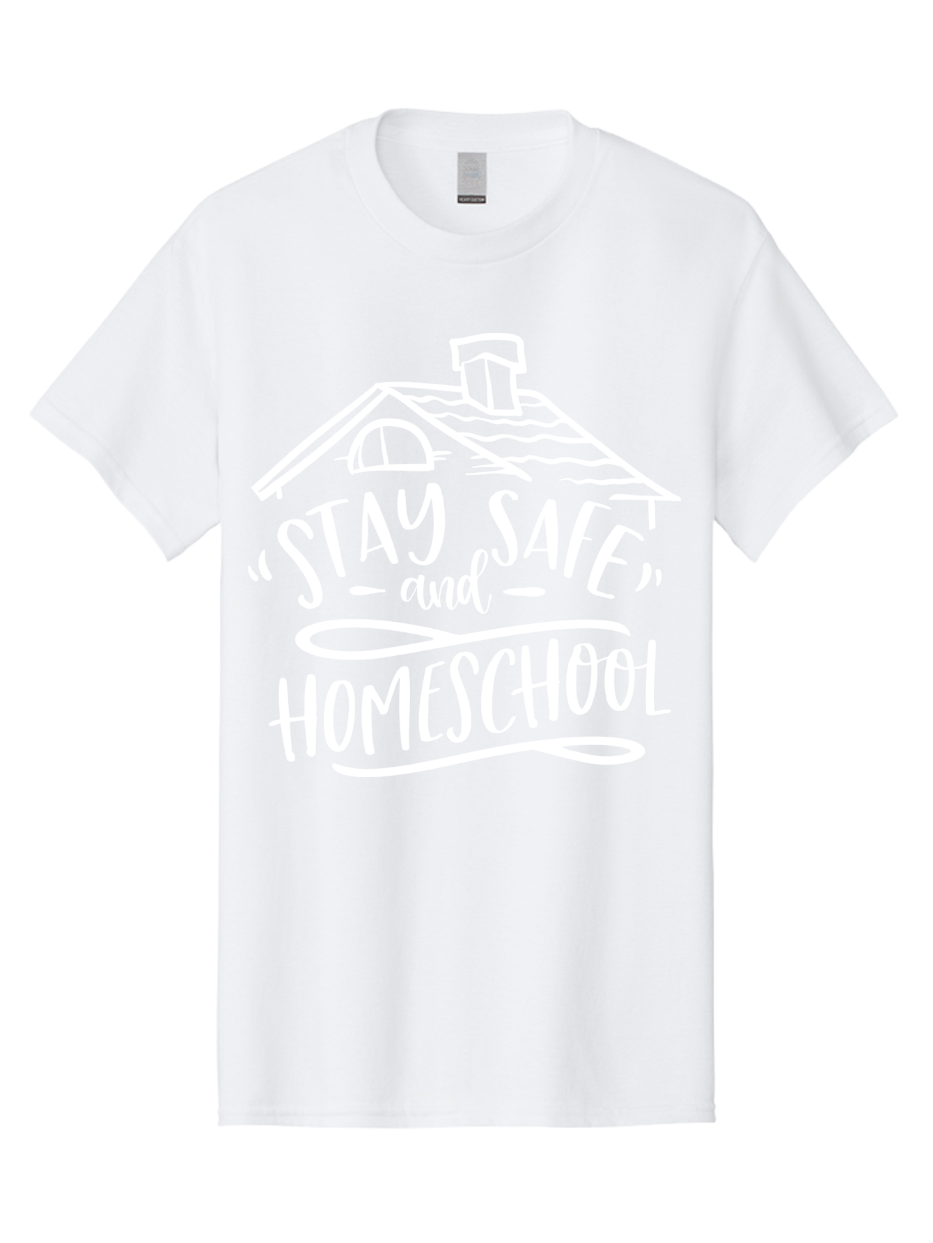 Stay-Safe-And-Homeschool Men'S Graphic Tee, 100% Cotton, Comfortable Casual Summer Wear, Machine Washable, Stay Safe, Homeschool, Online Learning, Home Education, Safe Learning Environment, Homeschooling Resources, Home Schooling Aab431 21