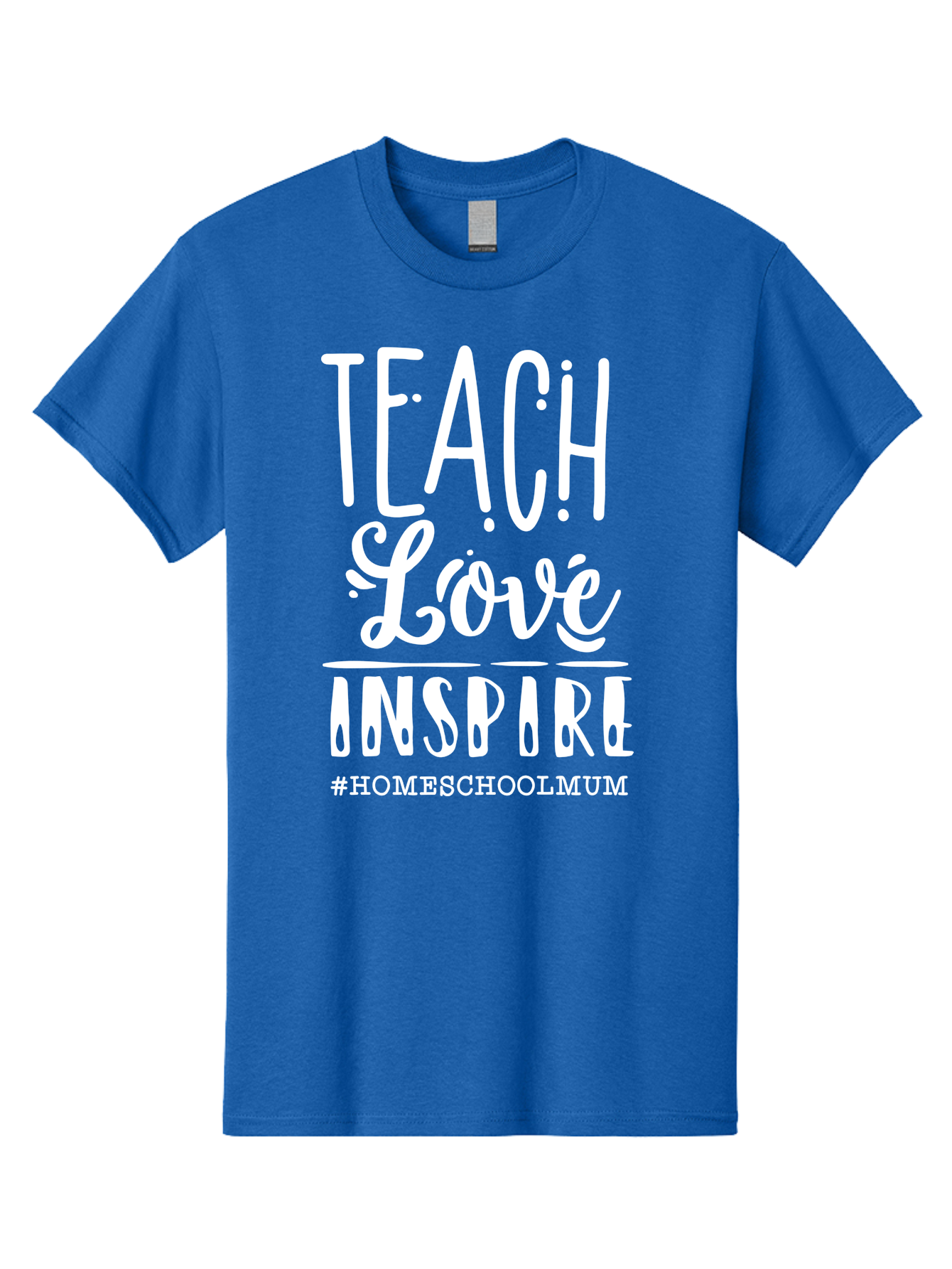 Teach-Love-Inspire Men'S Graphic Tee, 100% Cotton, Comfortable Casual Summer Wear, Machine Washable, Inspirational Quote, Teaching With Love, Homeschooling Mom, Educational Motivation, Teaching Inspiration, Loving Teacher, Homeschool Mum, Aab445 11