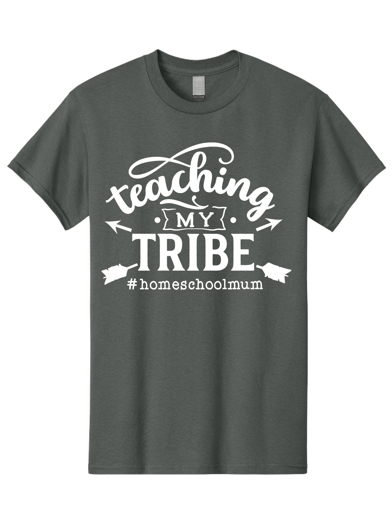 Teaching-My-Tribe Men'S Graphic Tee, 100% Cotton, Comfortable Casual Summer Wear, Machine Washable, Homeschool Mom, Teaching My Tribe, Homeschooling, Parenting, Education, Learning At Home, Family Bonding, #Homeschoolmum Aab449 17