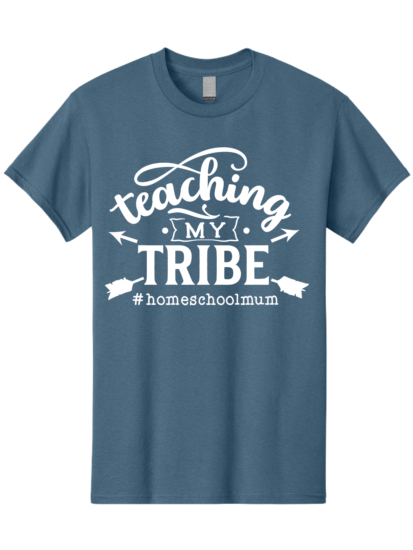 Teaching-My-Tribe Men'S Graphic Tee, 100% Cotton, Comfortable Casual Summer Wear, Machine Washable, Homeschool Mom, Teaching My Tribe, Homeschooling, Parenting, Education, Learning At Home, Family Bonding, #Homeschoolmum Aab449 5