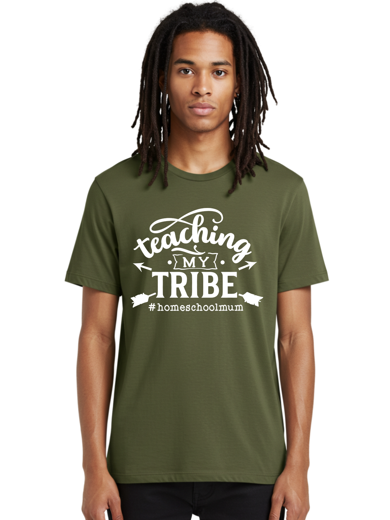 Teaching-My-Tribe Men'S Graphic Tee, 100% Cotton, Comfortable Casual Summer Wear, Machine Washable, Homeschool Mom, Teaching My Tribe, Homeschooling, Parenting, Education, Learning At Home, Family Bonding, #Homeschoolmum Aab449 16