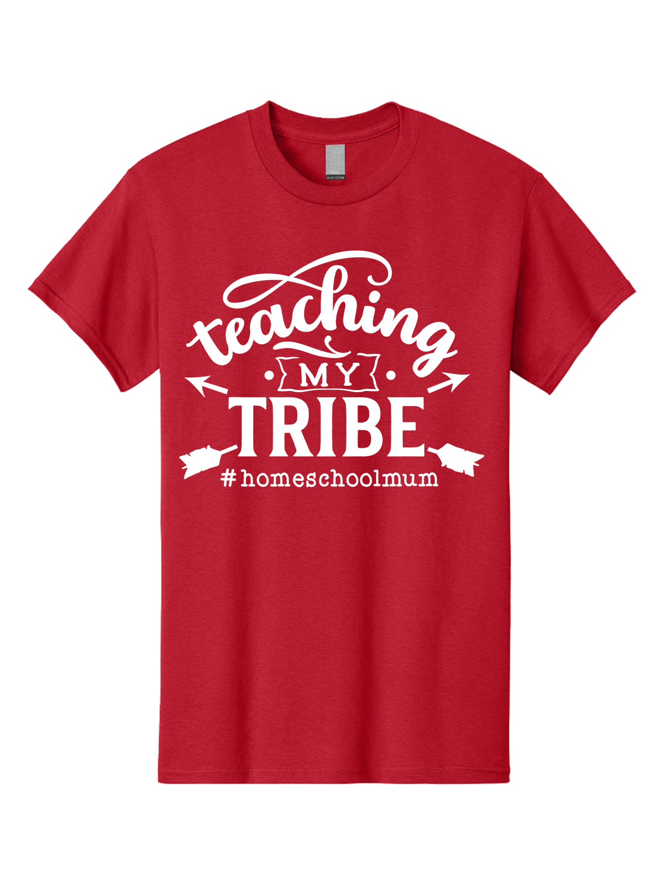 Teaching-My-Tribe Men'S Graphic Tee, 100% Cotton, Comfortable Casual Summer Wear, Machine Washable, Homeschool Mom, Teaching My Tribe, Homeschooling, Parenting, Education, Learning At Home, Family Bonding, #Homeschoolmum Aab449 19