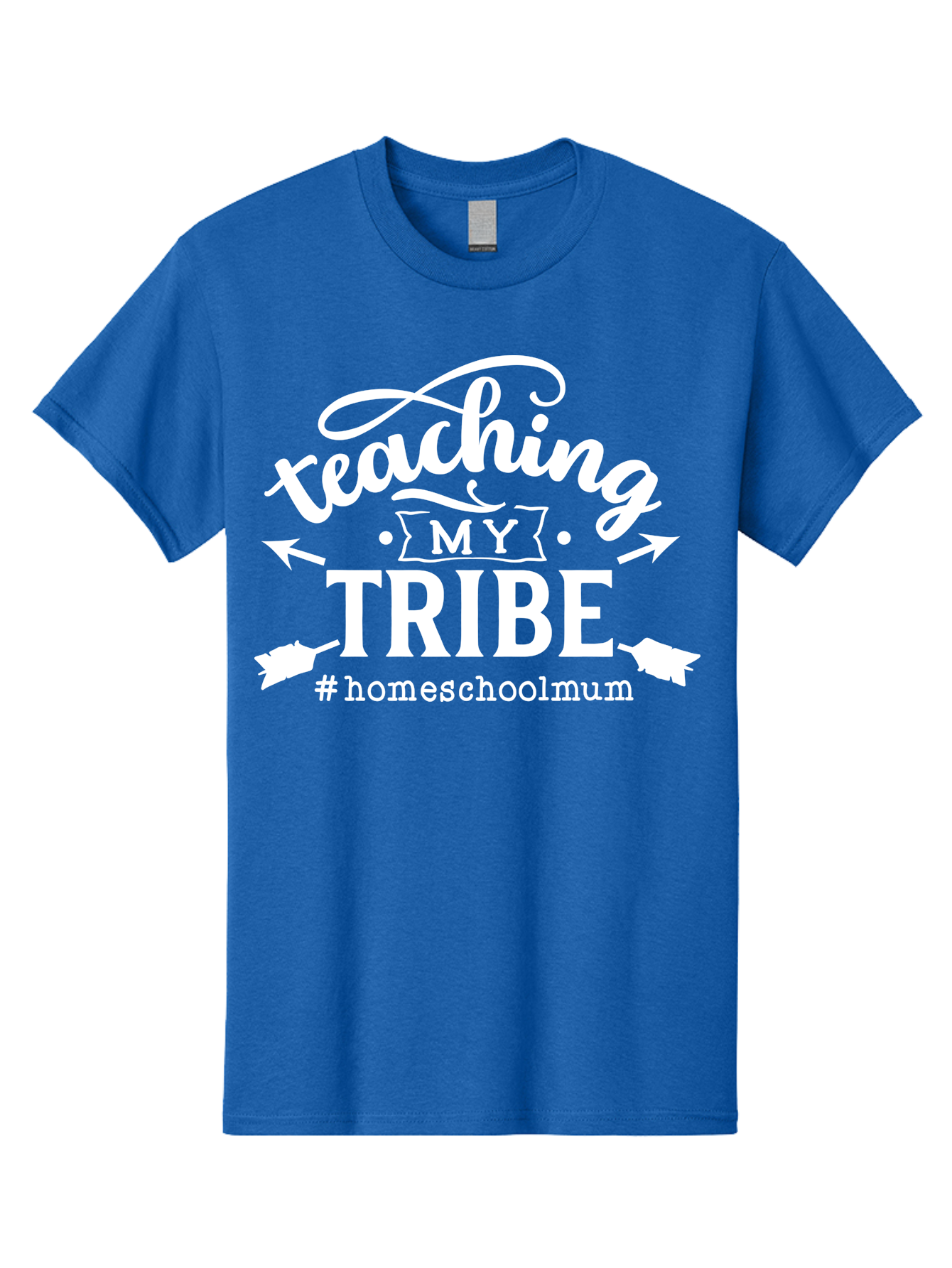 Teaching-My-Tribe Men'S Graphic Tee, 100% Cotton, Comfortable Casual Summer Wear, Machine Washable, Homeschool Mom, Teaching My Tribe, Homeschooling, Parenting, Education, Learning At Home, Family Bonding, #Homeschoolmum Aab449 27