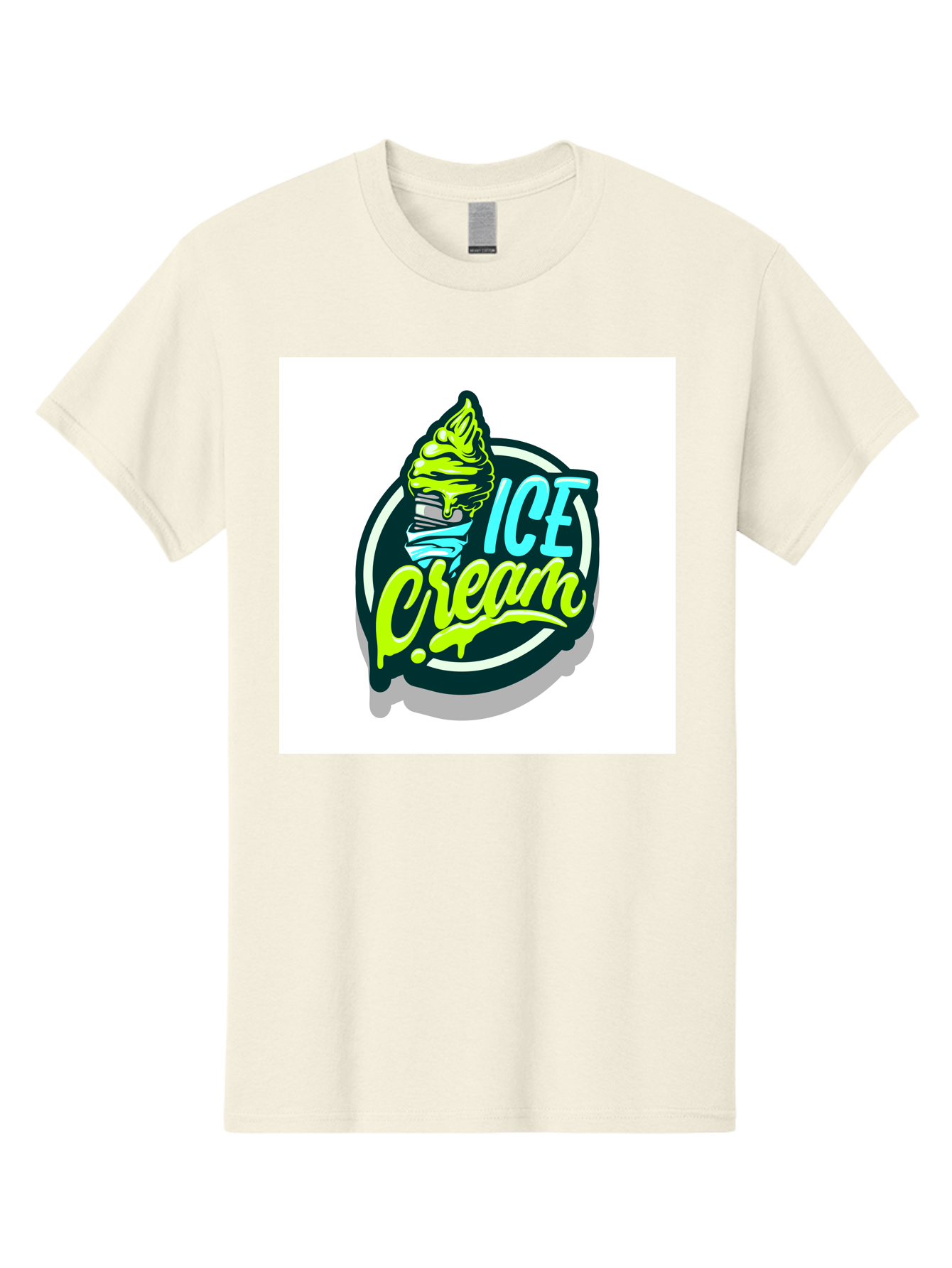 Ice-Cream Men'S Graphic Tee, 100% Cotton, Comfortable Casual Summer Wear, Machine Washable, Ice Cream Cone, Sweet Treats, Dessert Lovers, Frozen Yogurt, Creamy Texture, Colorful Graphics, Playful Design, Sweet Tooth, Indulgent Pleasures, Aab471 11