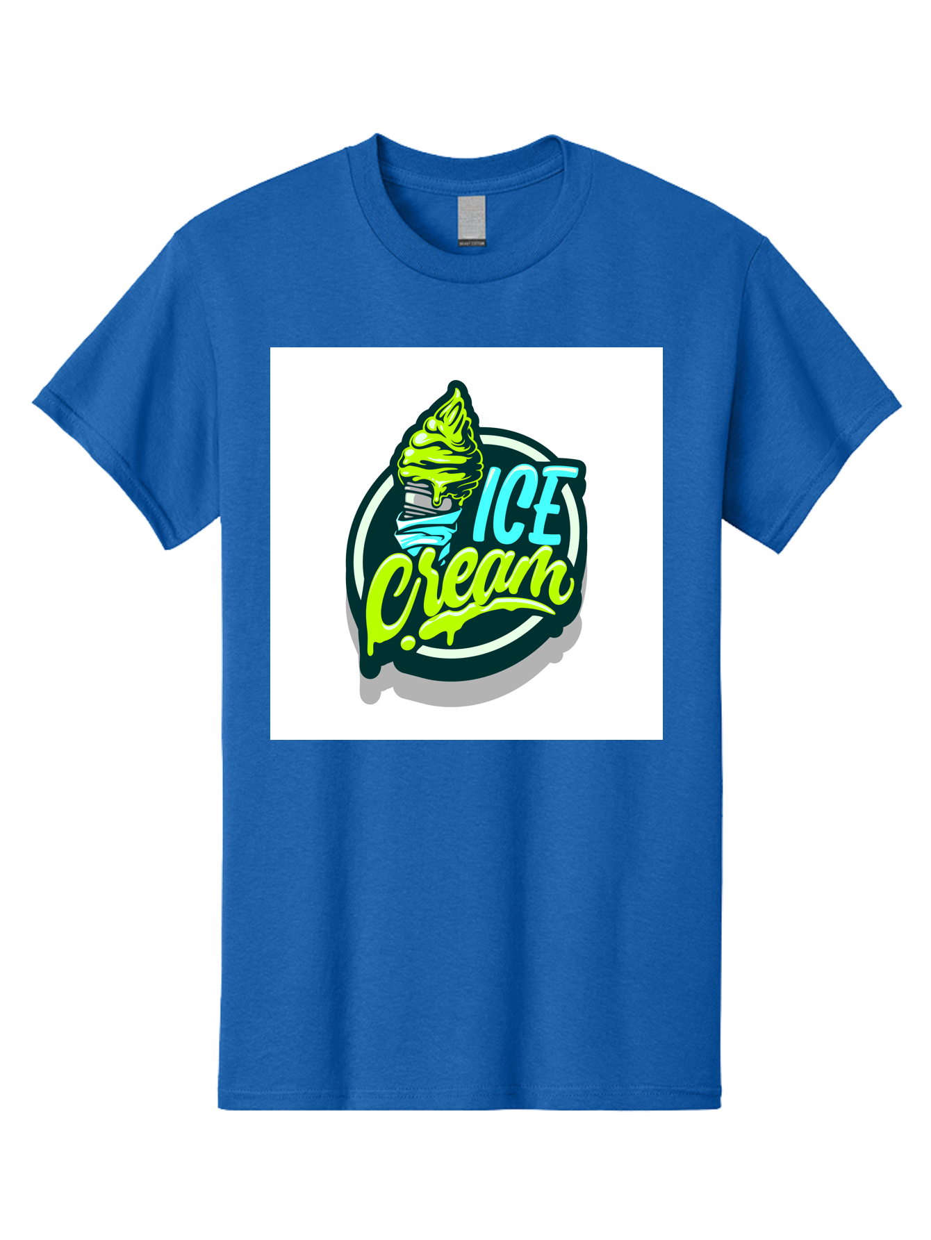 Ice-Cream Men'S Graphic Tee, 100% Cotton, Comfortable Casual Summer Wear, Machine Washable, Ice Cream Cone, Sweet Treats, Dessert Lovers, Frozen Yogurt, Creamy Texture, Colorful Graphics, Playful Design, Sweet Tooth, Indulgent Pleasures, Aab471 15