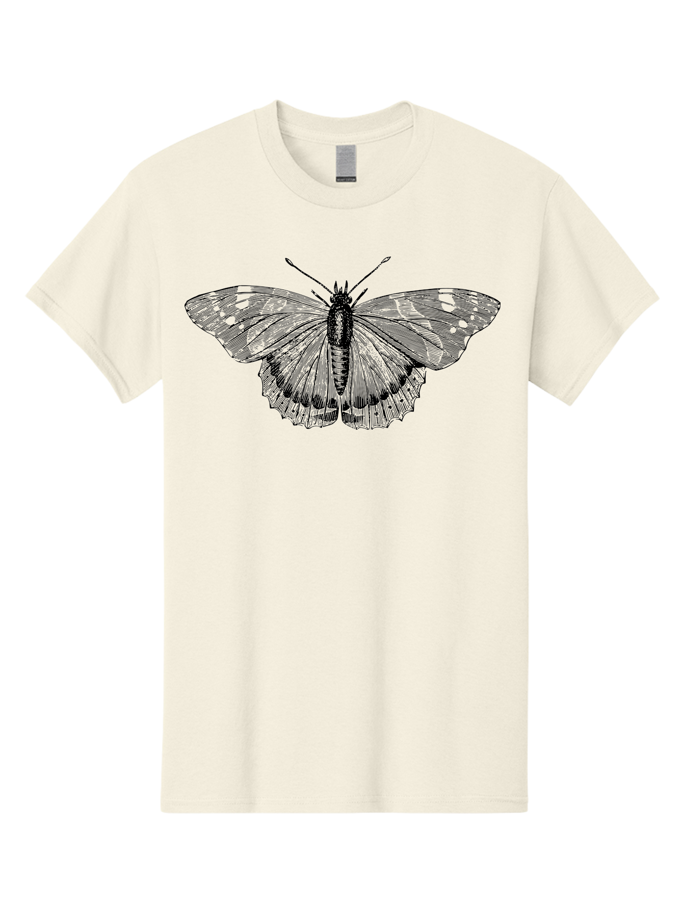 Butterfly-1 Men'S Graphic Tee, 100% Cotton, Comfortable Casual Summer Wear, Machine Washable, Butterfly With Open Wings, Detailed Illustration, Insect Art, Wing Patterns, Insect Anatomy, Natural Design, Delicate Lines Aab513 29