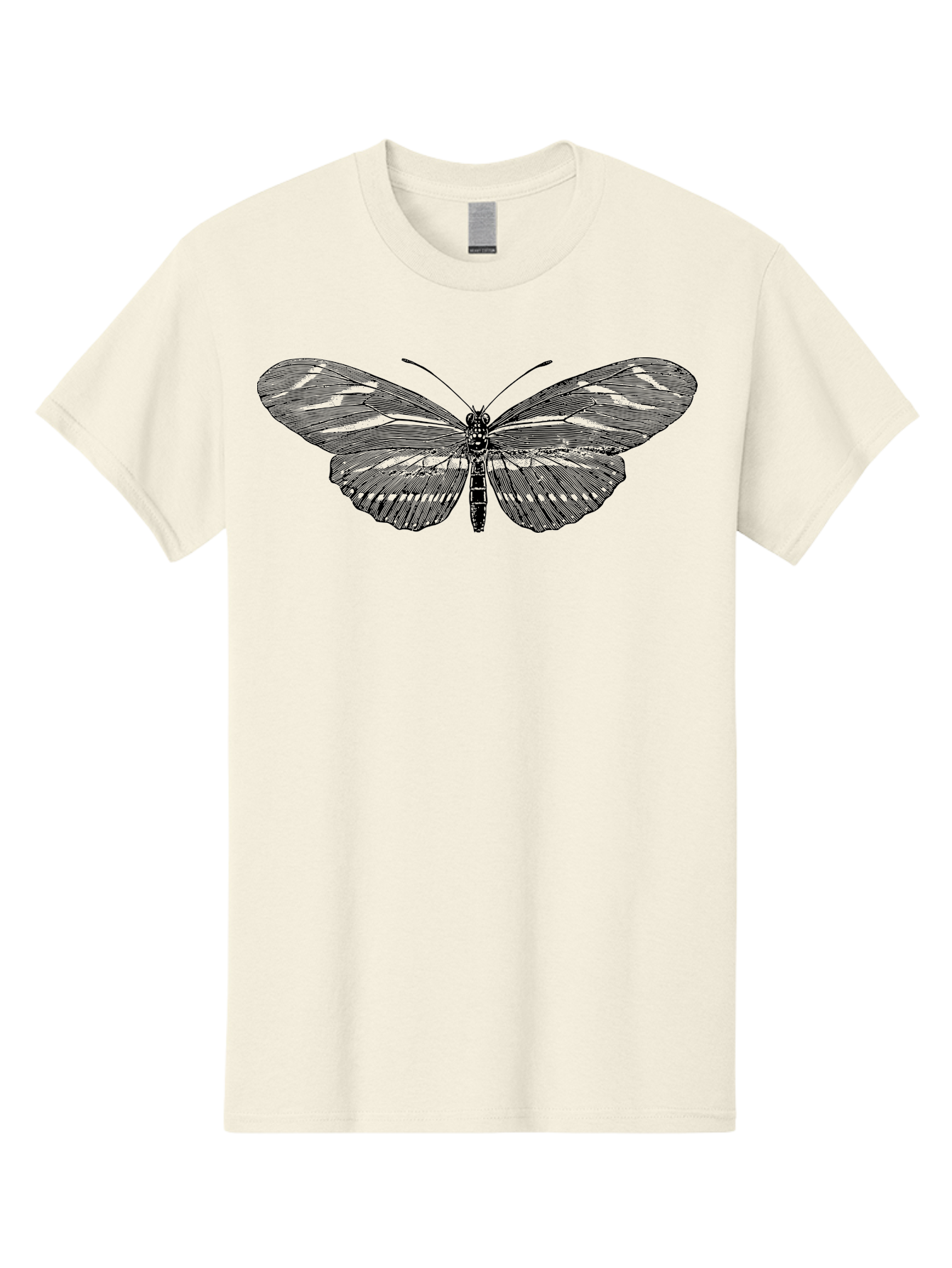 Butterfly-Silhouette-1 Men'S Graphic Tee, 100% Cotton, Comfortable Casual Summer Wear, Machine Washable, Delicate Butterfly, Intricate Details, Transparent Wings, Abstract Art, Insect Close-Up, Graphic Design Aab515 21
