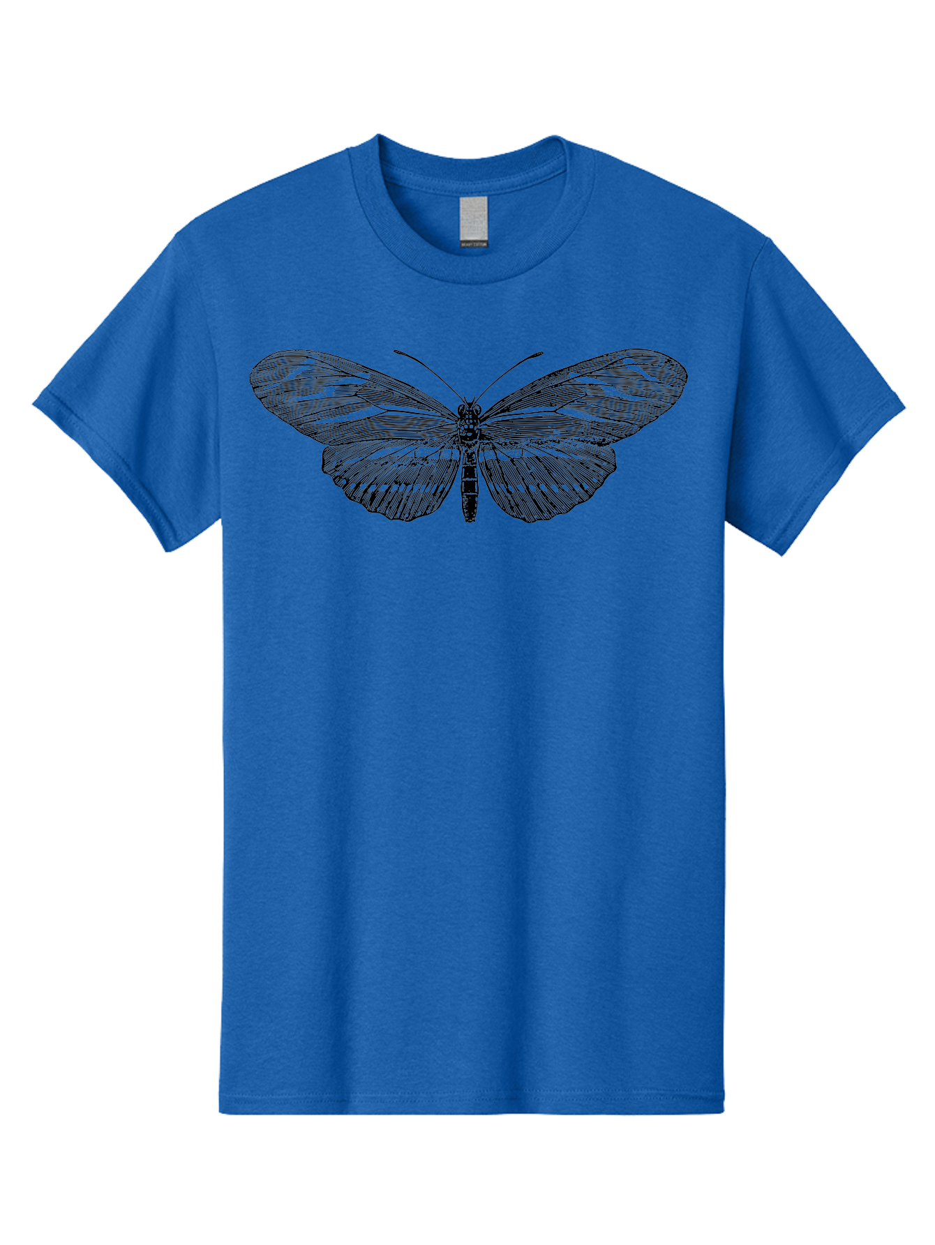 Butterfly-Silhouette-1 Men'S Graphic Tee, 100% Cotton, Comfortable Casual Summer Wear, Machine Washable, Delicate Butterfly, Intricate Details, Transparent Wings, Abstract Art, Insect Close-Up, Graphic Design Aab515 19