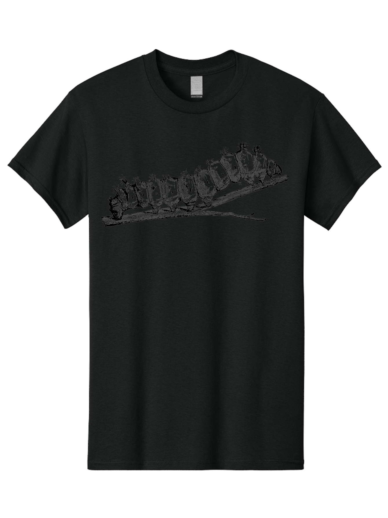 Caterpillar-On-Branch Men'S Graphic Tee, 100% Cotton, Comfortable Casual Summer Wear, Machine Washable, Caterpillar On Branch, Insect Metamorphosis, Garden Pests, Butterfly Life Cycle, Caterpillar Stages, Insect Illustration, Entomology Art Aab518 7