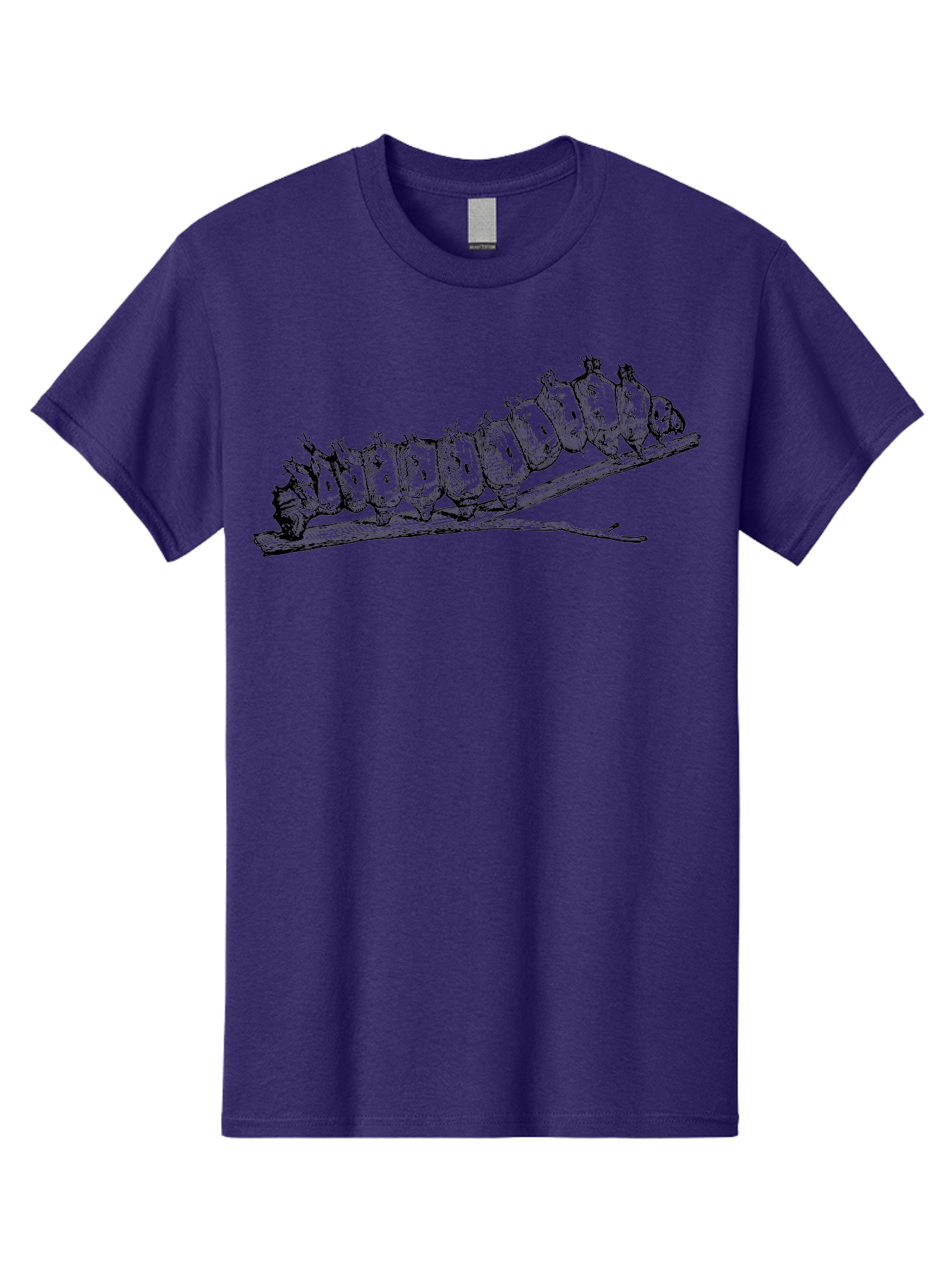 Caterpillar-On-Branch Men'S Graphic Tee, 100% Cotton, Comfortable Casual Summer Wear, Machine Washable, Caterpillar On Branch, Insect Metamorphosis, Garden Pests, Butterfly Life Cycle, Caterpillar Stages, Insect Illustration, Entomology Art Aab518 17
